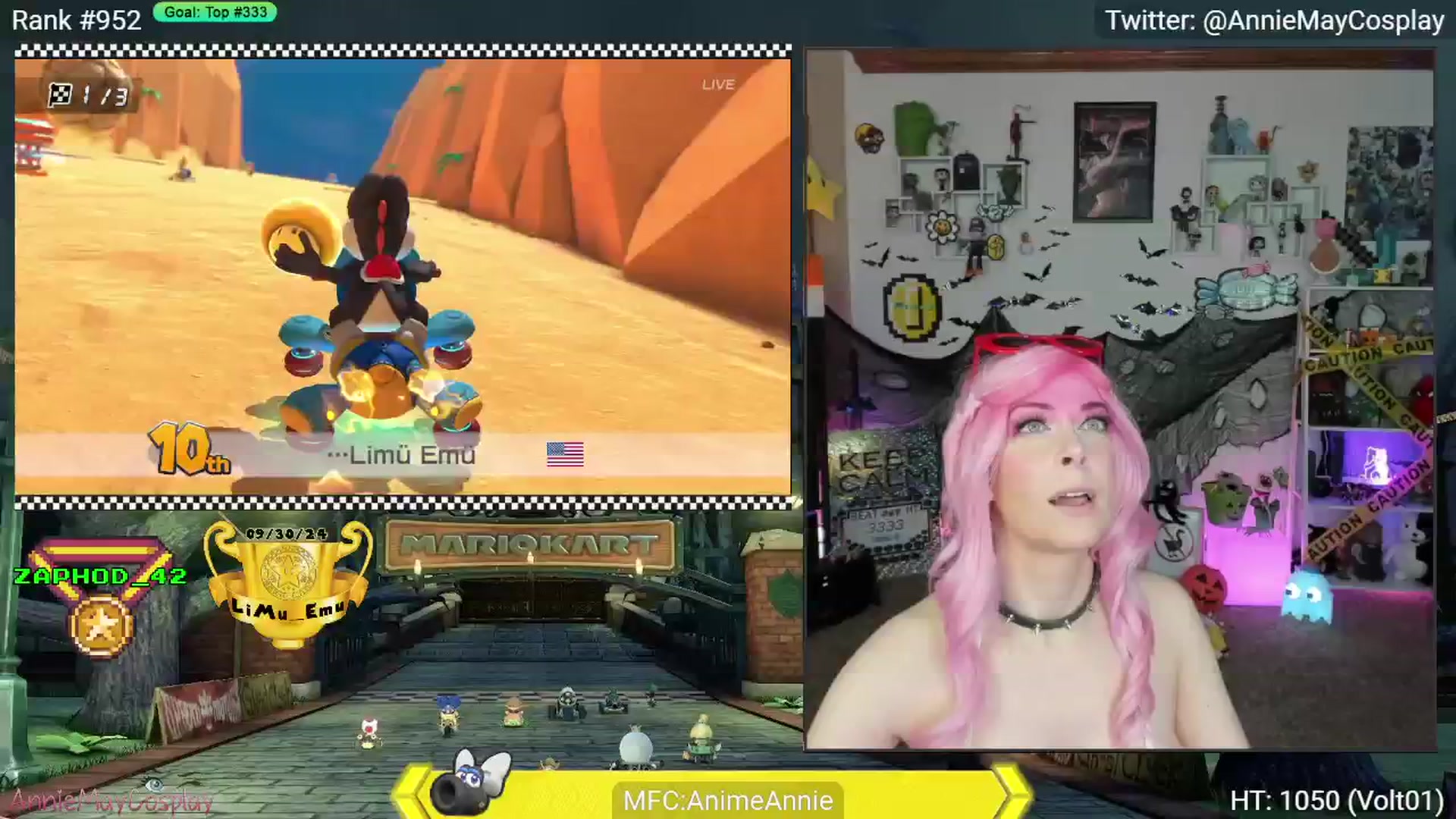 Gallery image thumbnail from AnimeAnnie's myfreecams stream on, 10/29/2024, 03:25 image 6 of 20