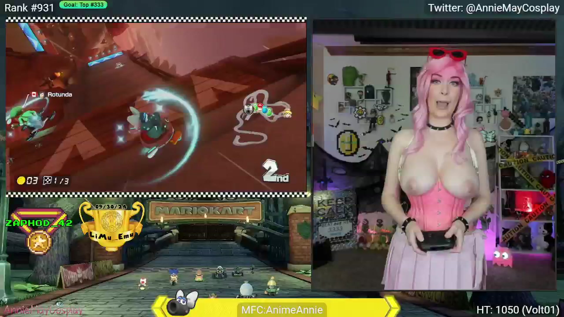 Gallery image thumbnail from AnimeAnnie's myfreecams stream on, 10/29/2024, 03:25 image 16 of 20