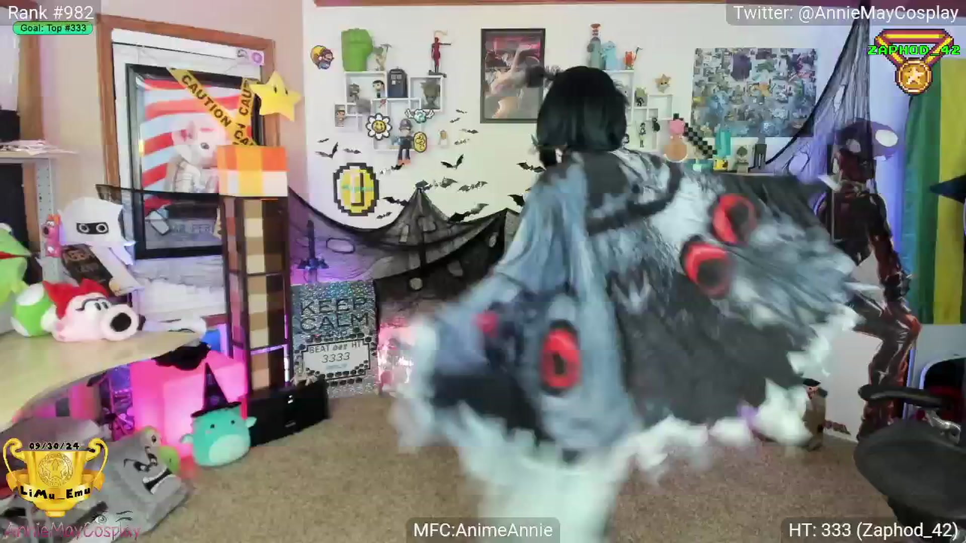 Gallery image thumbnail from AnimeAnnie's myfreecams stream on, 10/31/2024, 01:40 image 5 of 20