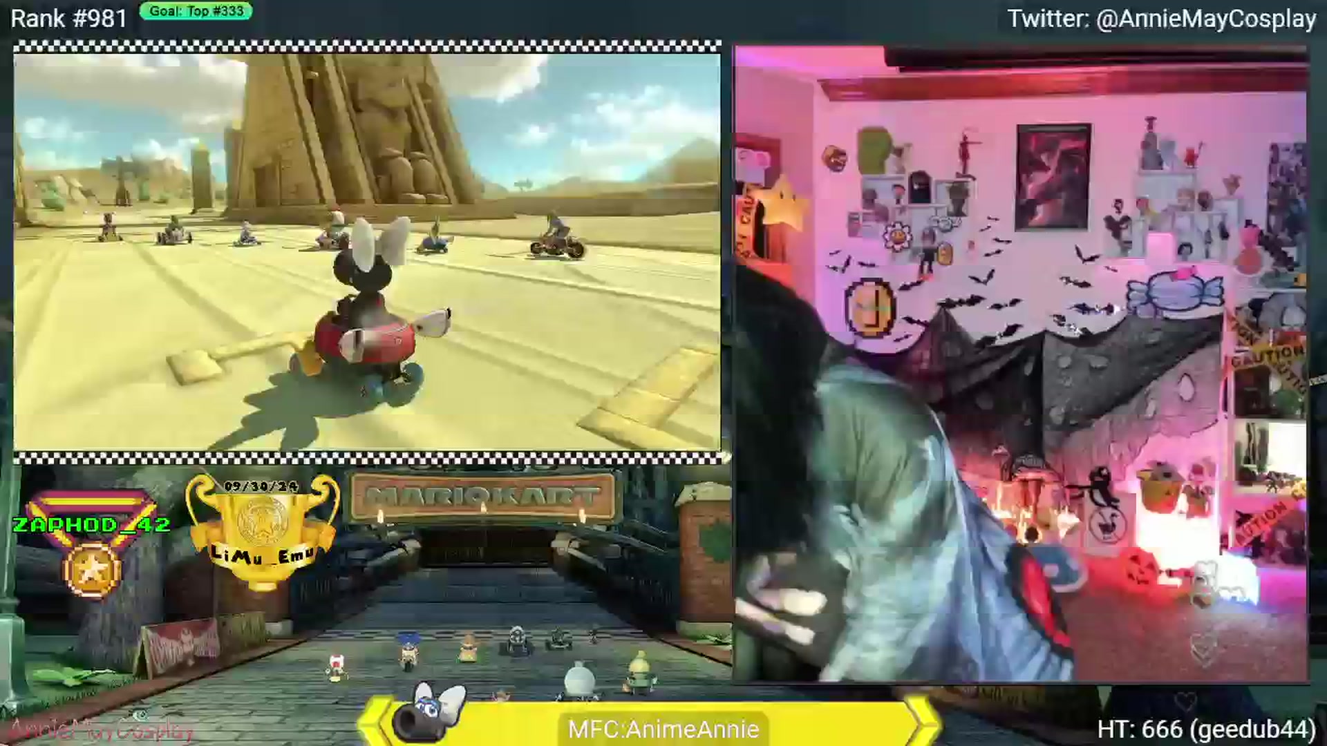 Gallery image thumbnail from AnimeAnnie's myfreecams stream on, 10/31/2024, 01:40 image 16 of 20