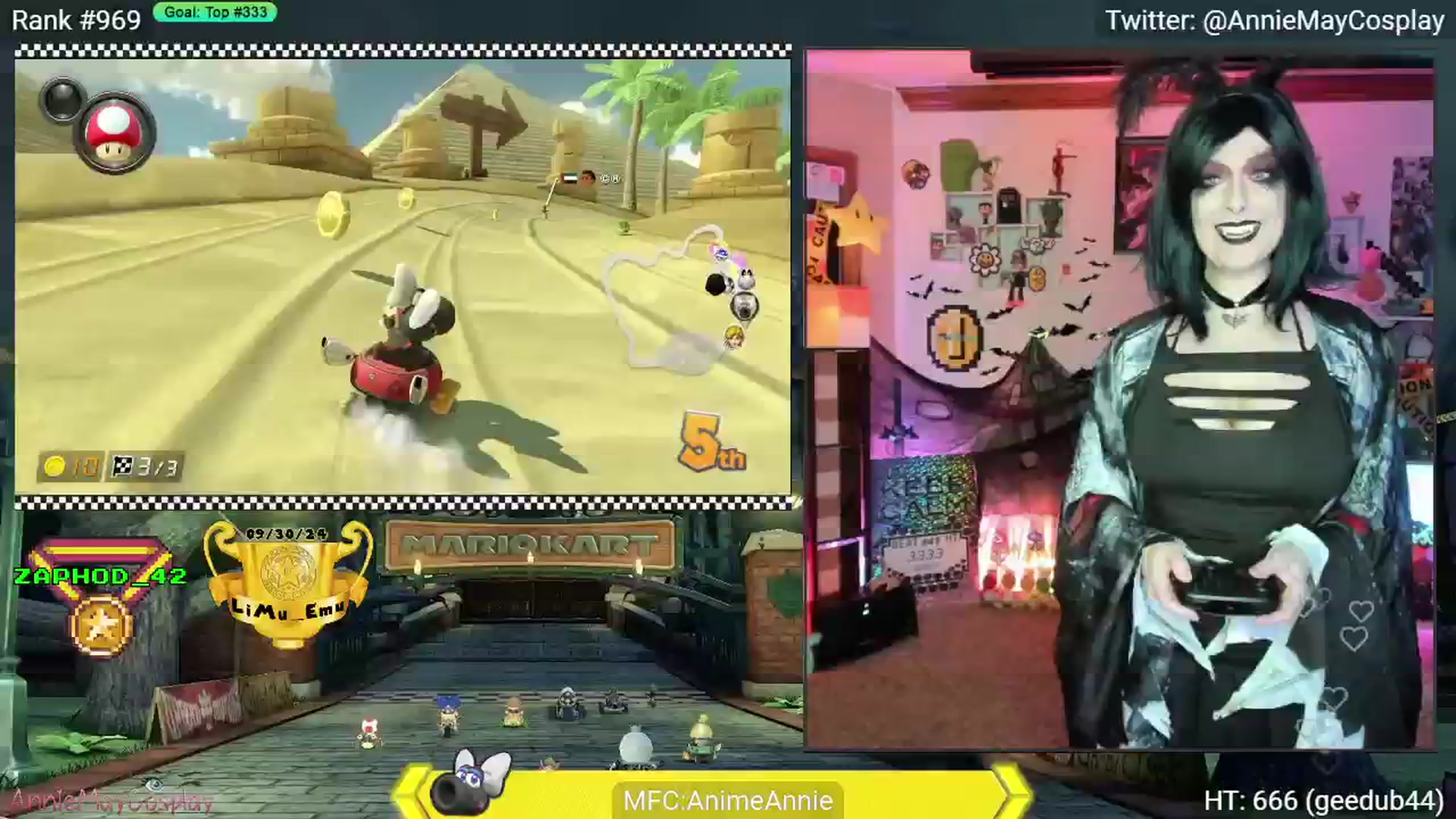 Gallery image thumbnail from AnimeAnnie's myfreecams stream on, 10/31/2024, 01:40 image 17 of 20