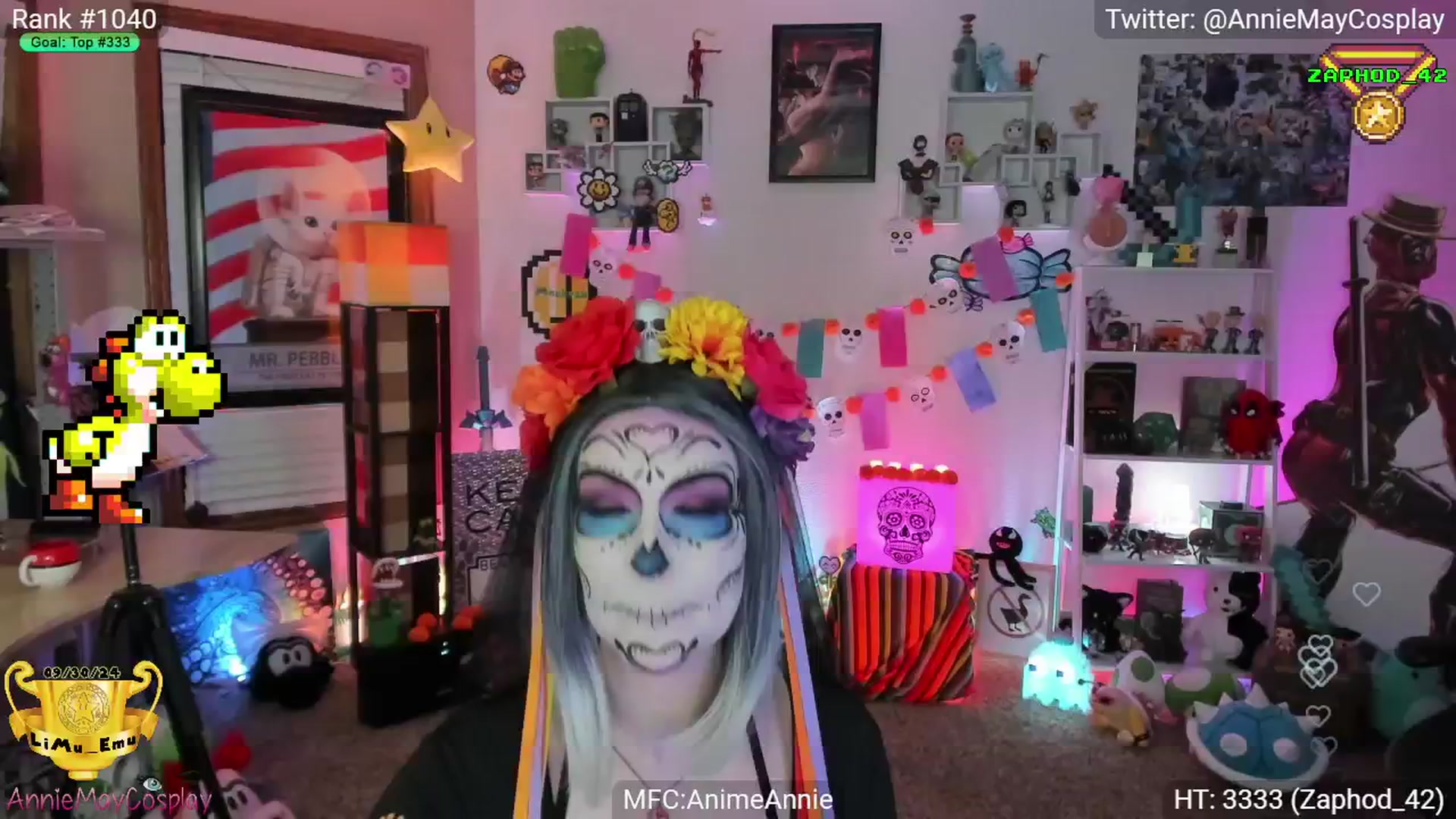 Gallery image thumbnail from AnimeAnnie's myfreecams stream on, 11/03/2024, 05:47 image 3 of 20