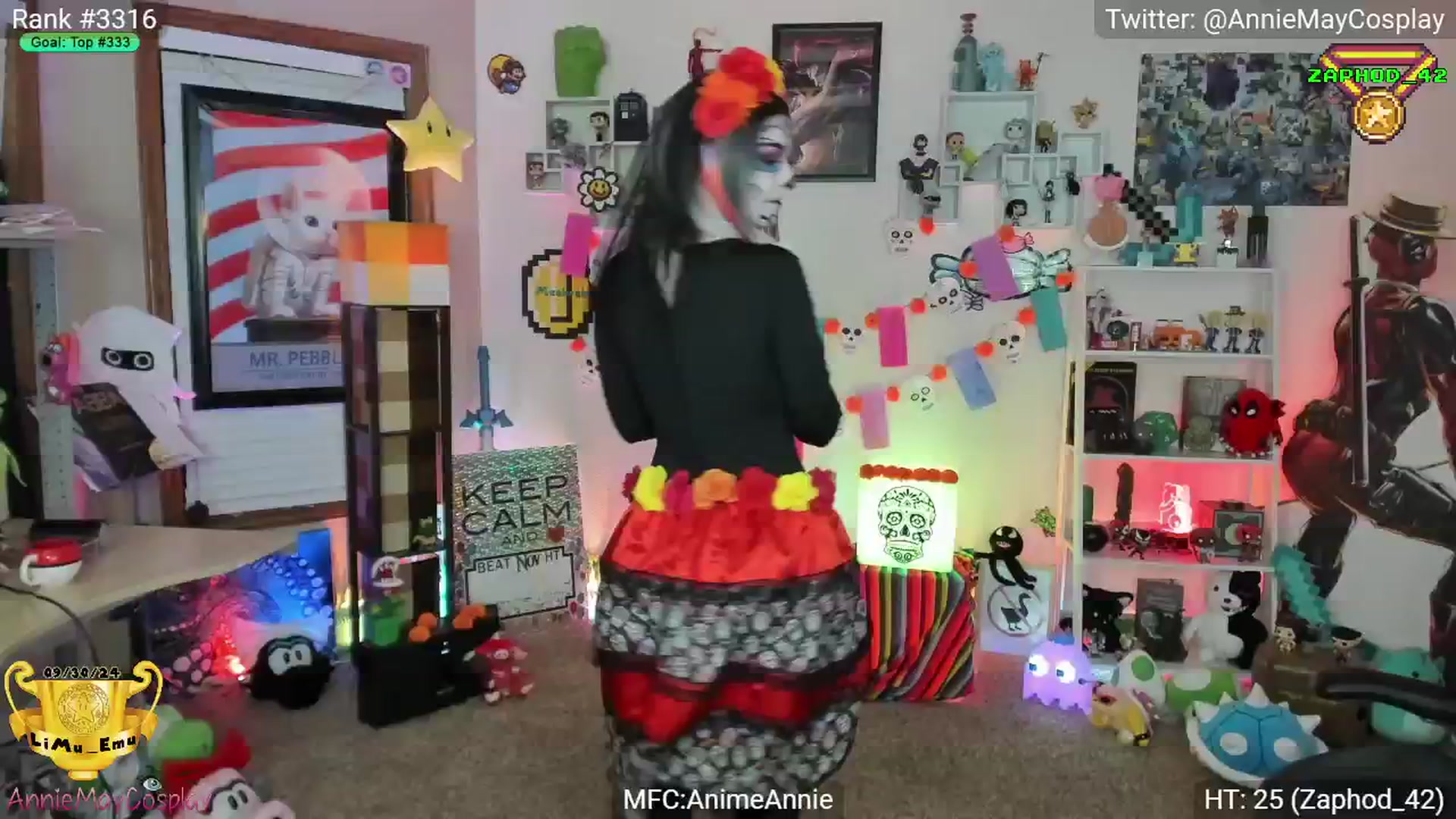 Gallery image thumbnail from AnimeAnnie's myfreecams stream on, 11/03/2024, 05:47 image 2 of 20