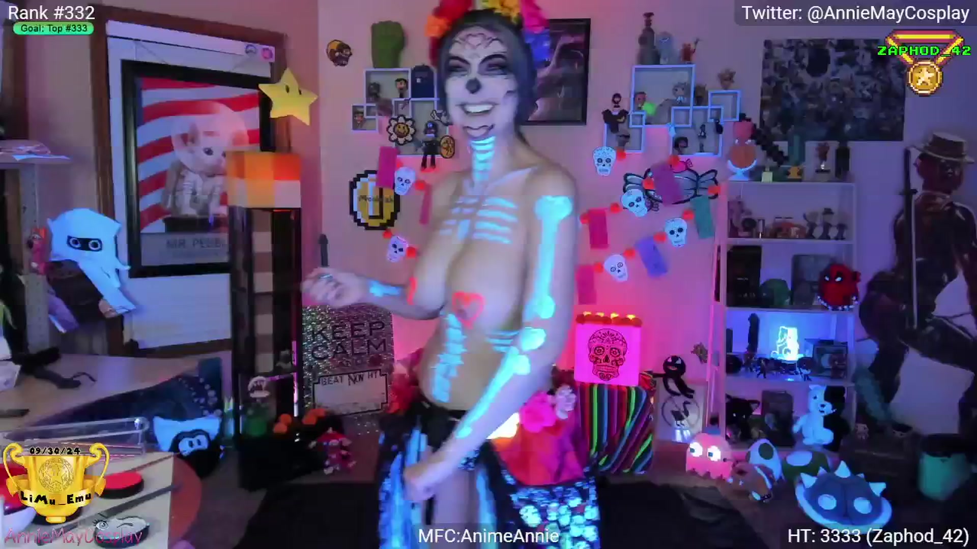 Gallery image thumbnail from AnimeAnnie's myfreecams stream on, 11/03/2024, 05:47 image 15 of 20