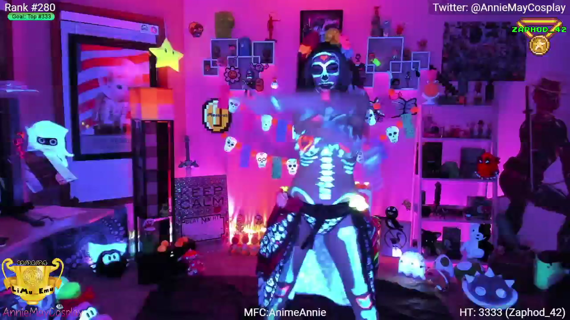 Gallery image thumbnail from AnimeAnnie's myfreecams stream on, 11/03/2024, 05:47 image 19 of 20