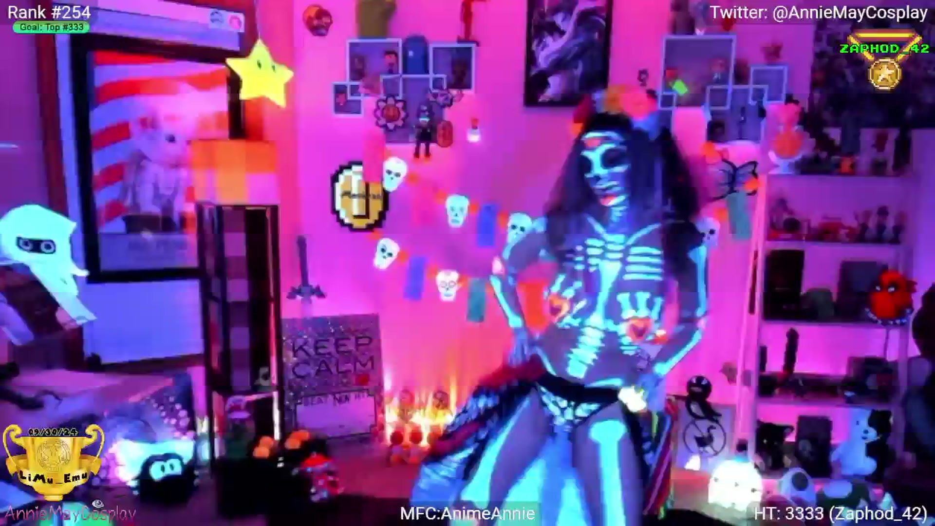 Gallery image thumbnail from AnimeAnnie's myfreecams stream on, 11/03/2024, 06:17 image 19 of 20