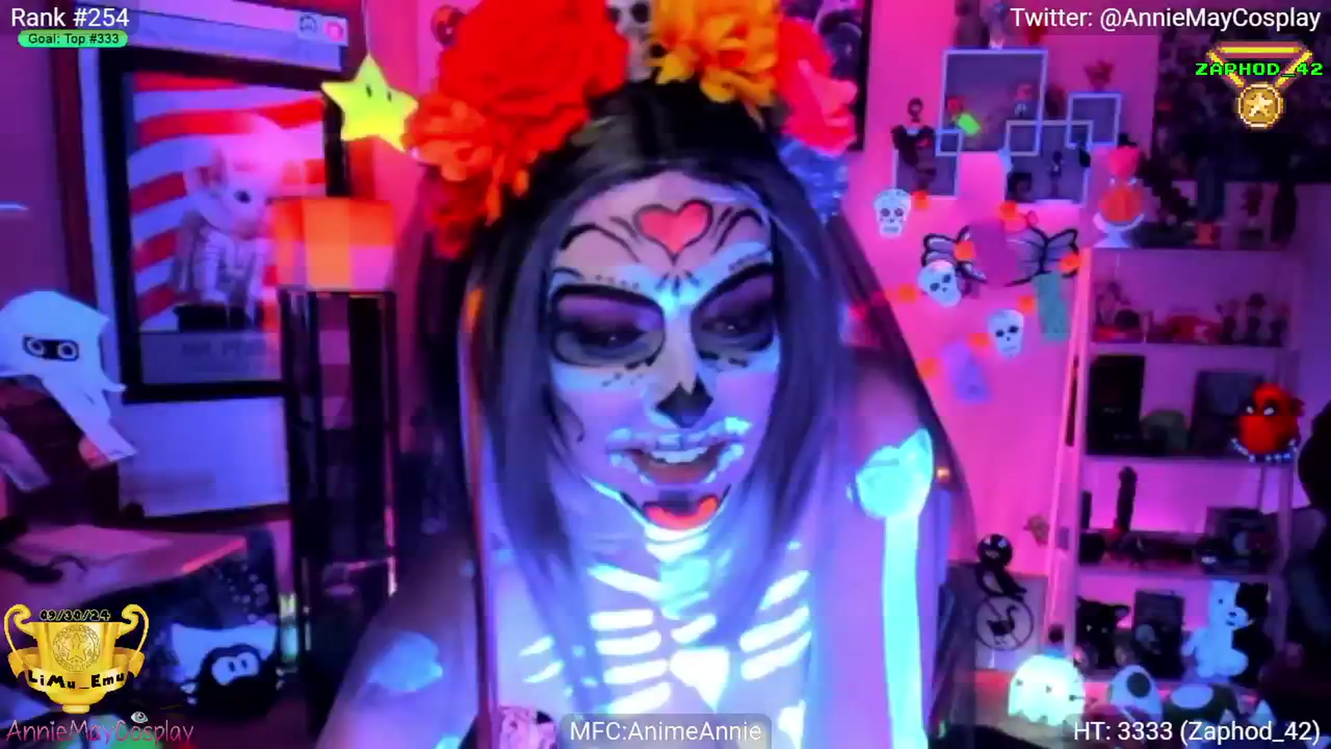 Gallery image thumbnail from AnimeAnnie's myfreecams stream on, 11/03/2024, 06:17 image 20 of 20