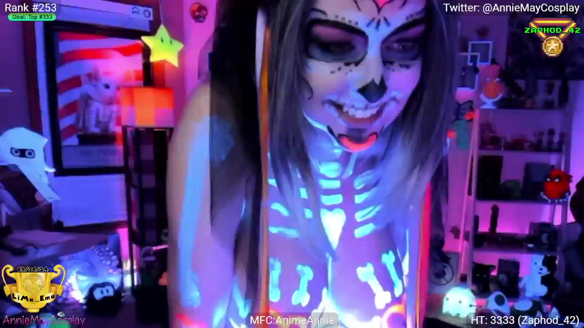 Gallery image thumbnail from AnimeAnnie's myfreecams stream on, 11/03/2024, 06:17 image 15 of 20