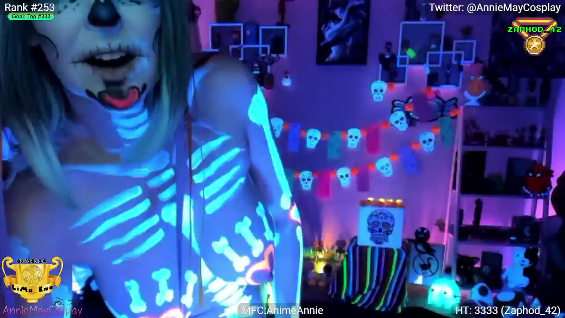 Gallery image thumbnail from AnimeAnnie's myfreecams stream on, 11/03/2024, 06:17 image 13 of 20