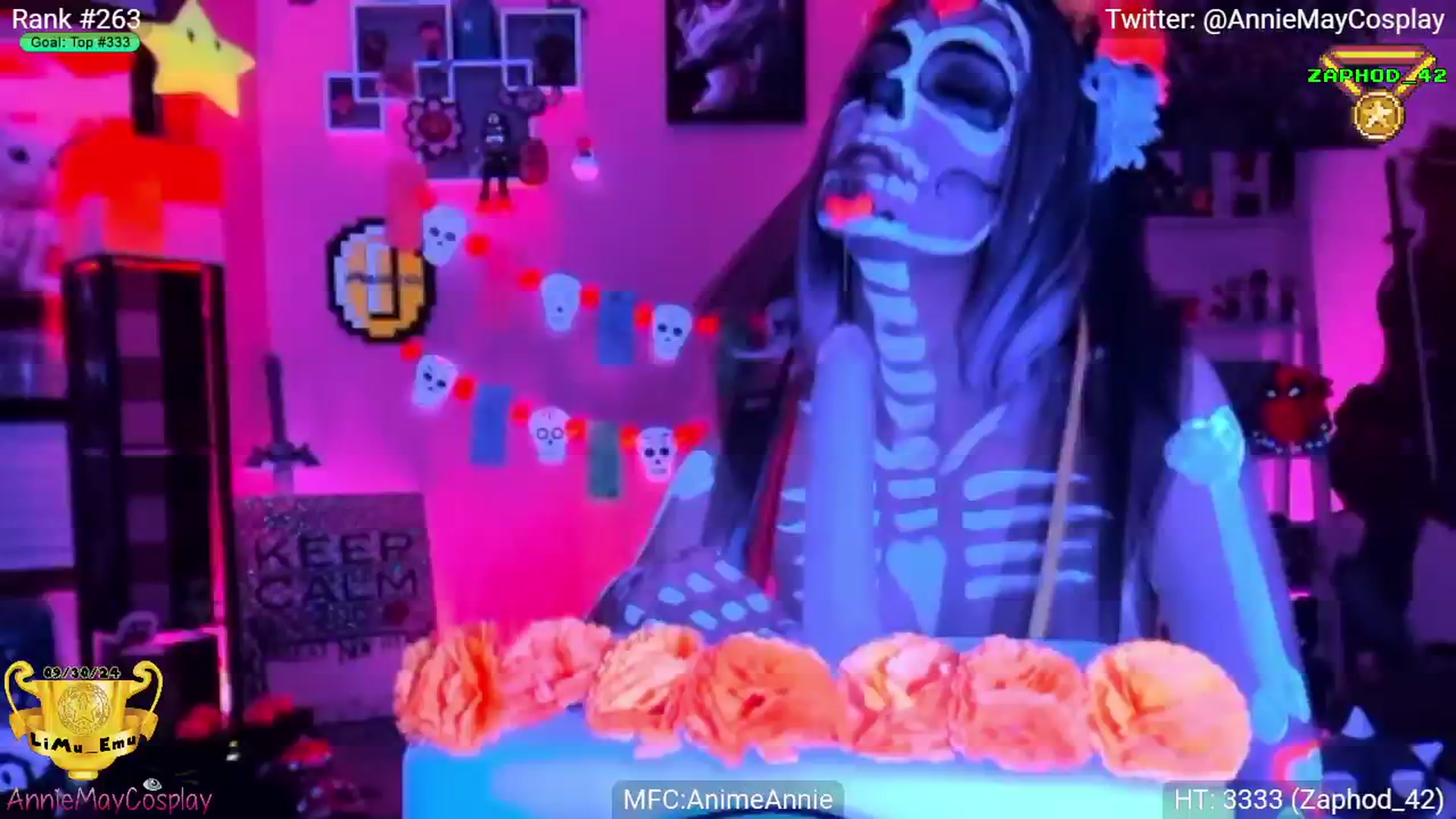 Gallery image thumbnail from AnimeAnnie's myfreecams stream on, 11/03/2024, 06:17 image 9 of 20