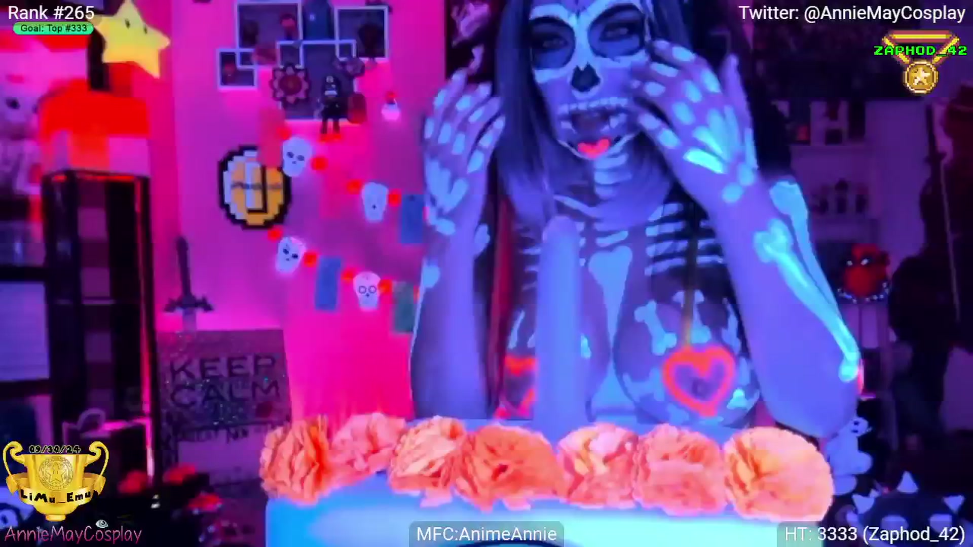 Gallery image thumbnail from AnimeAnnie's myfreecams stream on, 11/03/2024, 06:17 image 8 of 20