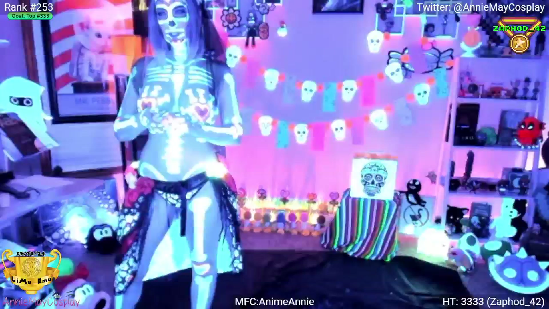 Gallery image thumbnail from AnimeAnnie's myfreecams stream on, 11/03/2024, 06:17 image 11 of 20