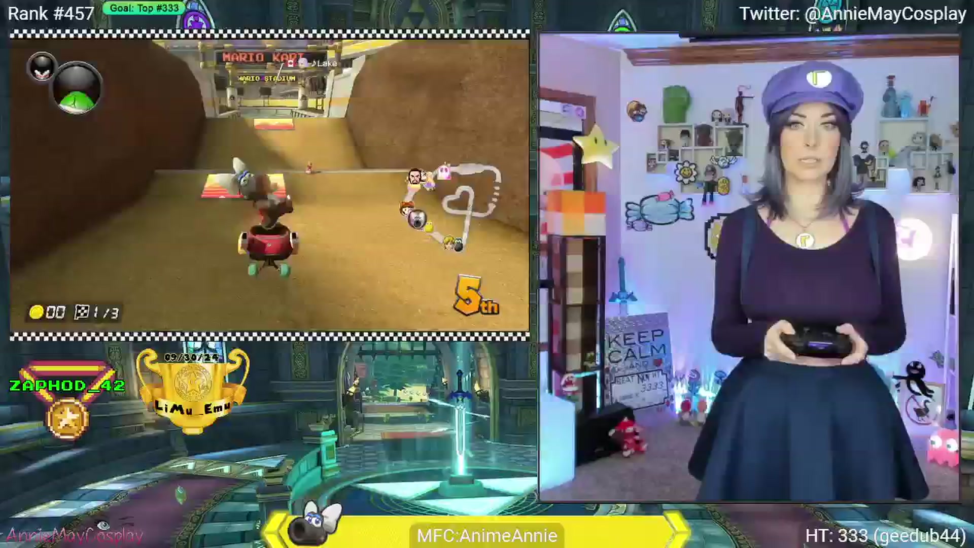 Gallery image thumbnail from AnimeAnnie's myfreecams stream on, 11/05/2024, 04:04 image 18 of 20