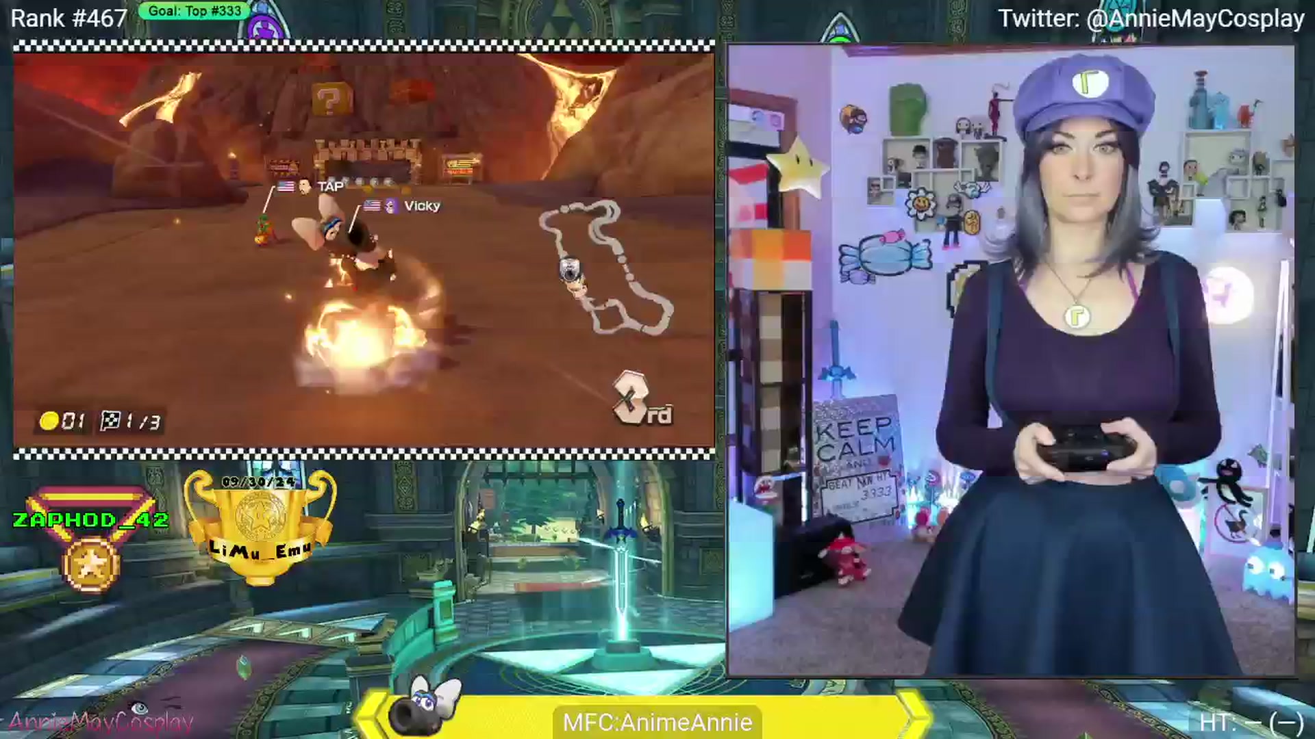 Gallery image thumbnail from AnimeAnnie's myfreecams stream on, 11/05/2024, 04:04 image 3 of 20