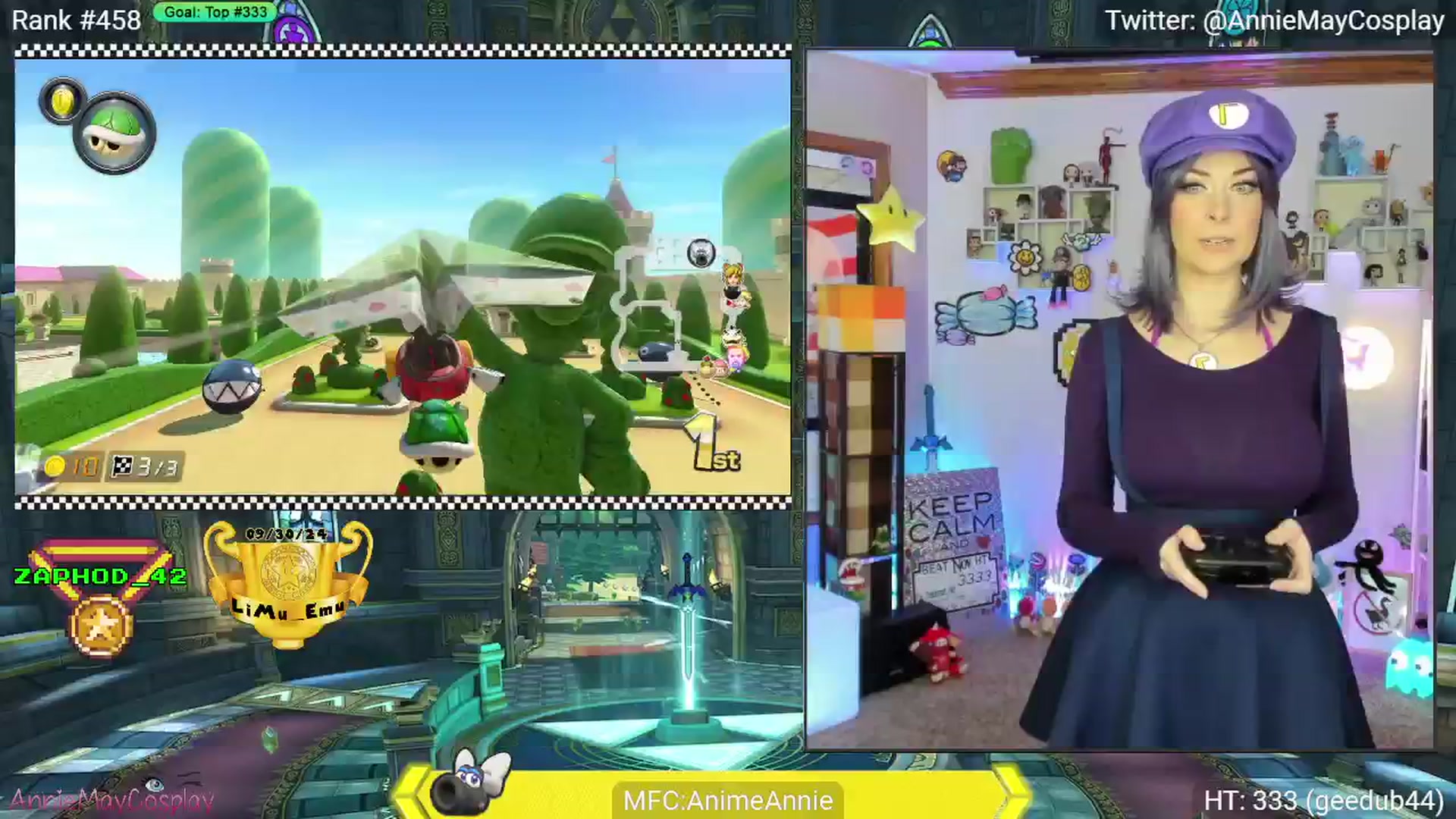 Gallery image thumbnail from AnimeAnnie's myfreecams stream on, 11/05/2024, 04:04 image 15 of 20