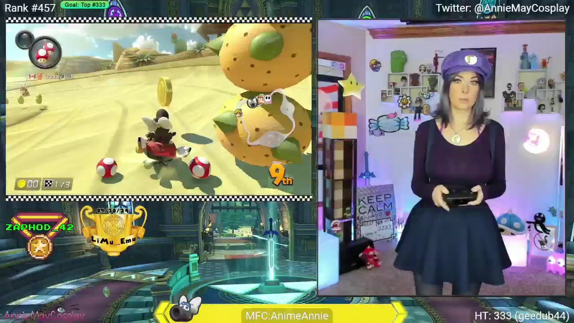 Gallery image thumbnail from AnimeAnnie's myfreecams stream on, 11/05/2024, 04:04 image 8 of 20