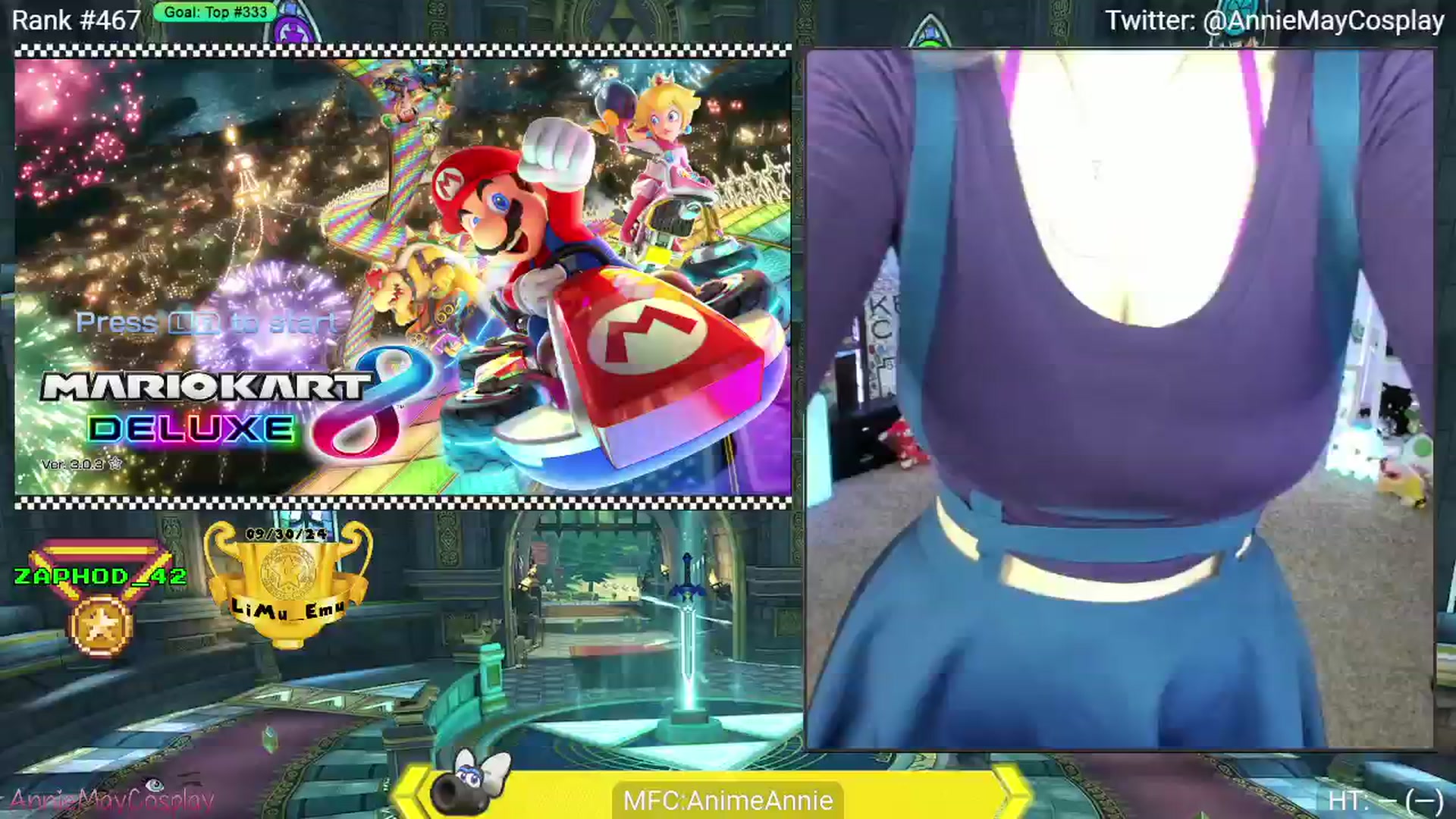 Gallery image thumbnail from AnimeAnnie's myfreecams stream on, 11/05/2024, 04:04 image 2 of 20