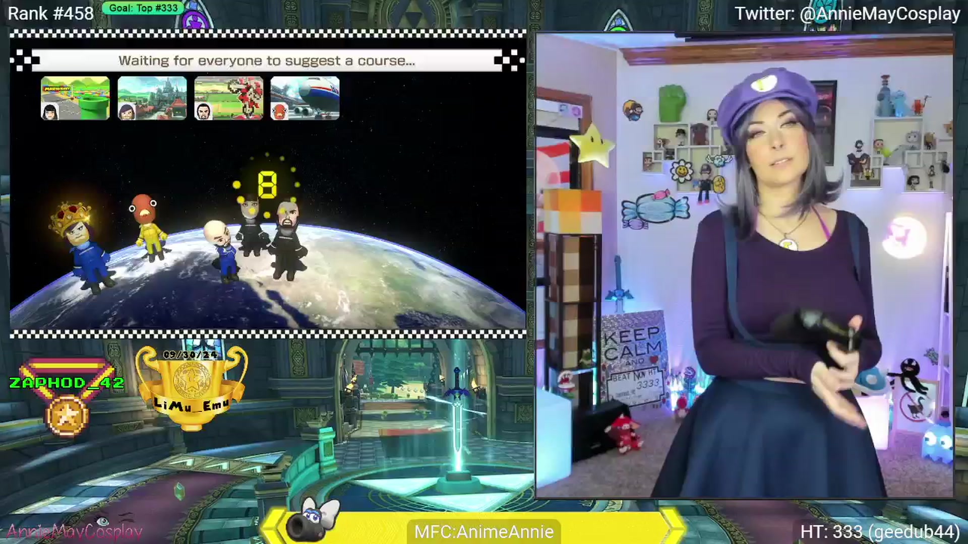 Gallery image thumbnail from AnimeAnnie's myfreecams stream on, 11/05/2024, 04:04 image 14 of 20