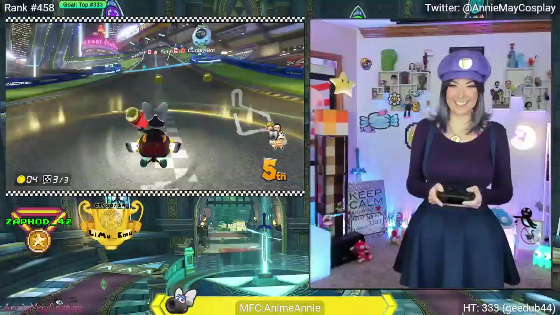 Gallery image thumbnail from AnimeAnnie's myfreecams stream on, 11/05/2024, 04:04 image 11 of 20