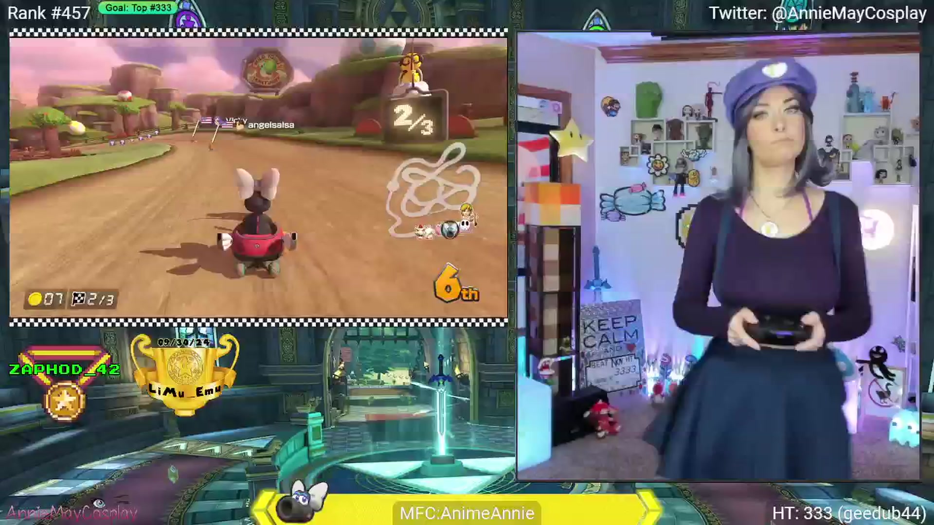Gallery image thumbnail from AnimeAnnie's myfreecams stream on, 11/05/2024, 04:04 image 10 of 20