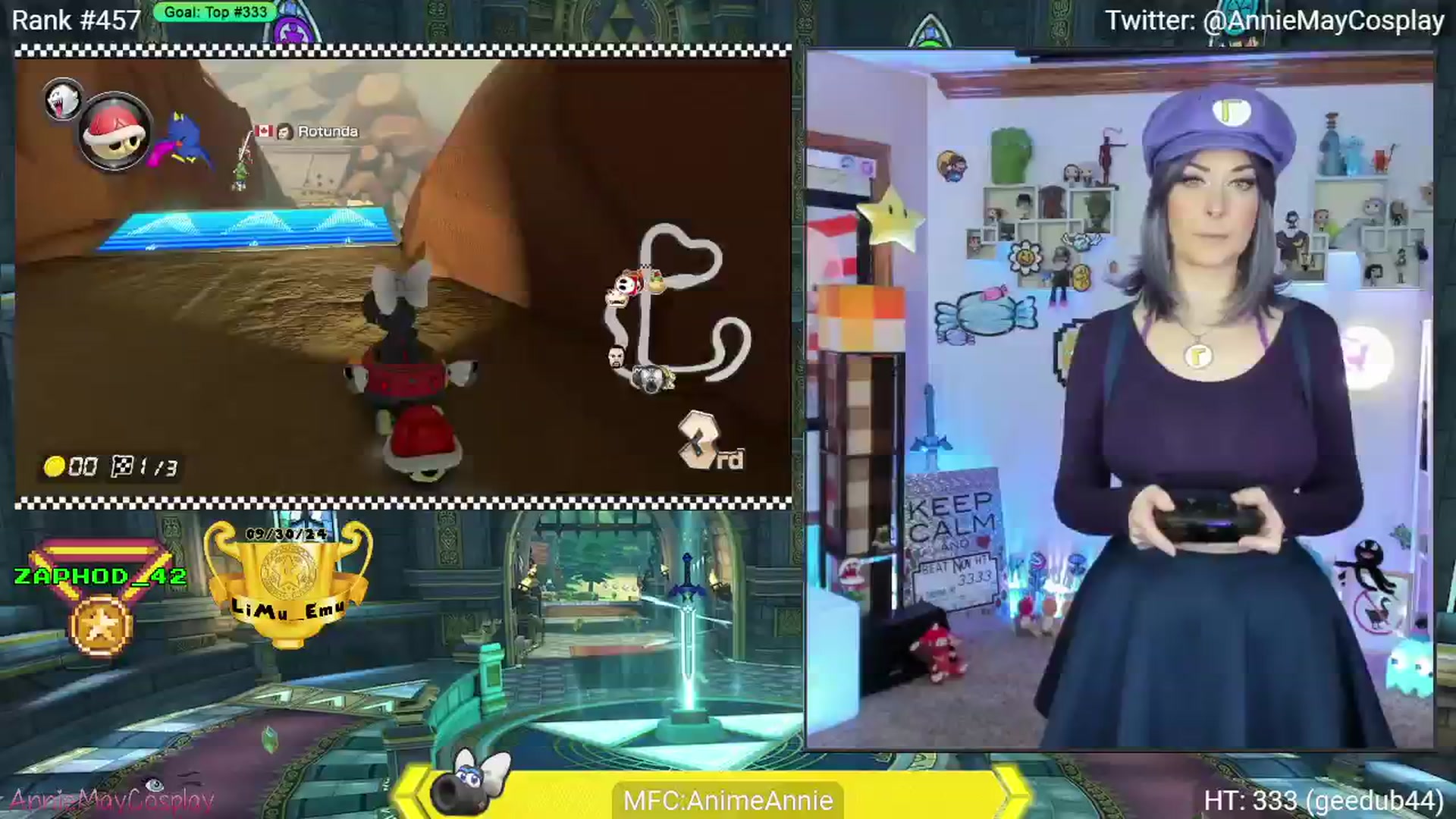 Gallery image thumbnail from AnimeAnnie's myfreecams stream on, 11/05/2024, 04:04 image 16 of 20