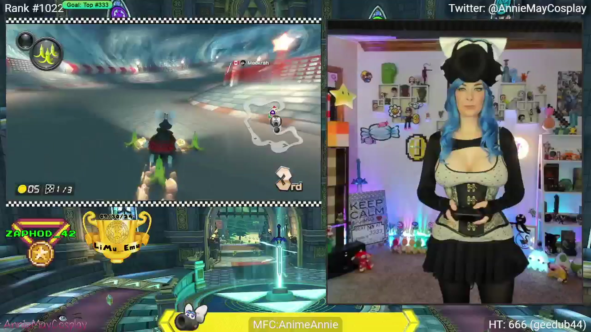 Gallery image thumbnail from AnimeAnnie's myfreecams stream on, 11/12/2024, 03:45 image 10 of 20