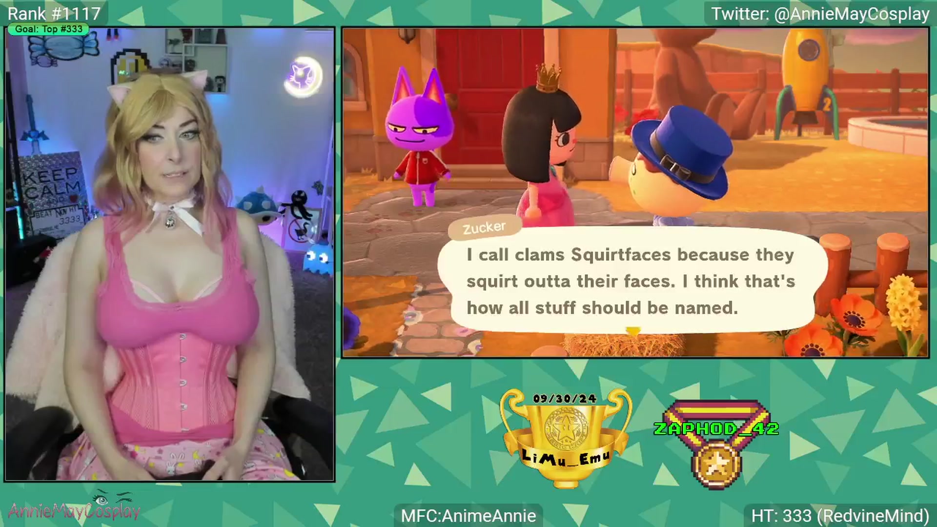 Gallery image thumbnail from AnimeAnnie's myfreecams stream on, 11/17/2024, 02:17 image 6 of 20