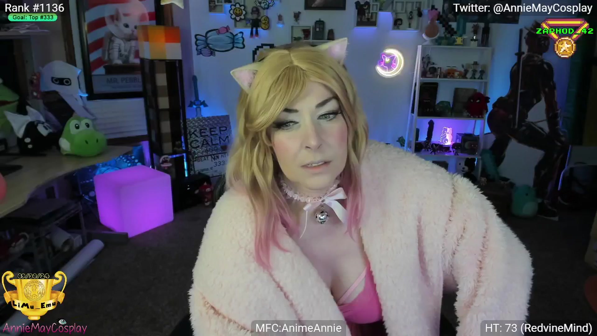 Gallery image thumbnail from AnimeAnnie's myfreecams stream on, 11/17/2024, 02:17 image 3 of 20