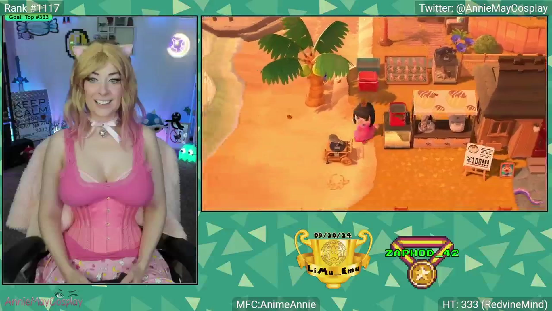 Gallery image thumbnail from AnimeAnnie's myfreecams stream on, 11/17/2024, 02:17 image 7 of 20