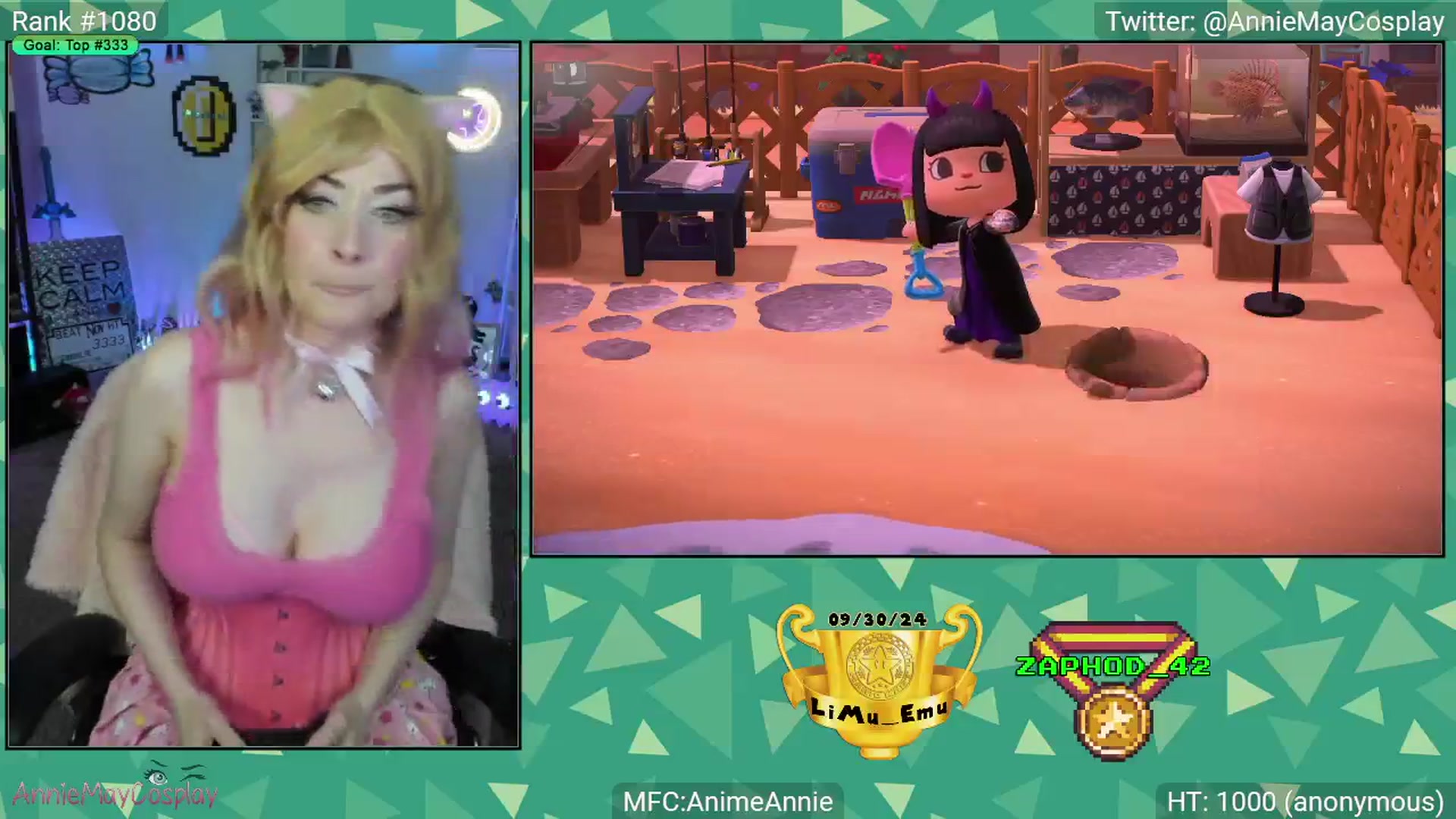 Gallery image thumbnail from AnimeAnnie's myfreecams stream on, 11/17/2024, 02:17 image 15 of 20