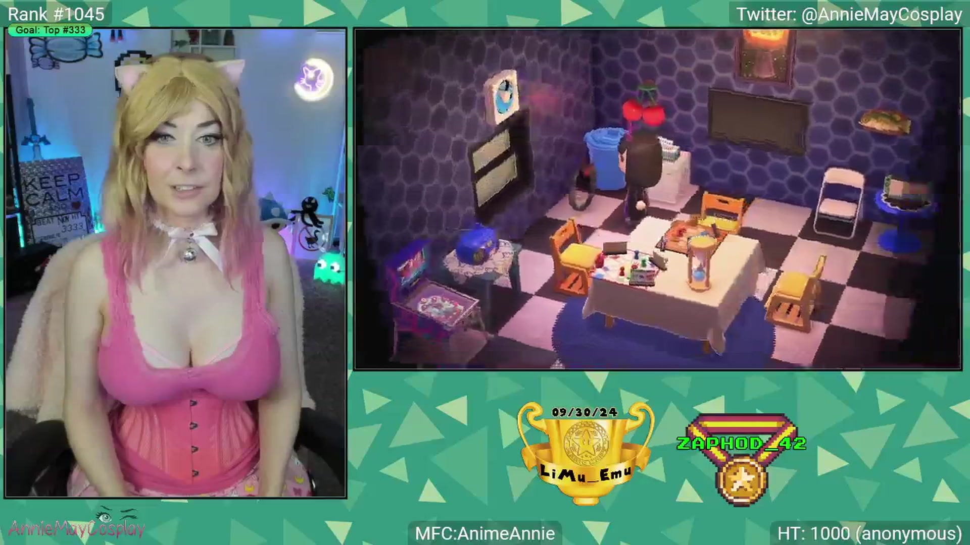Gallery image thumbnail from AnimeAnnie's myfreecams stream on, 11/17/2024, 02:17 image 17 of 20
