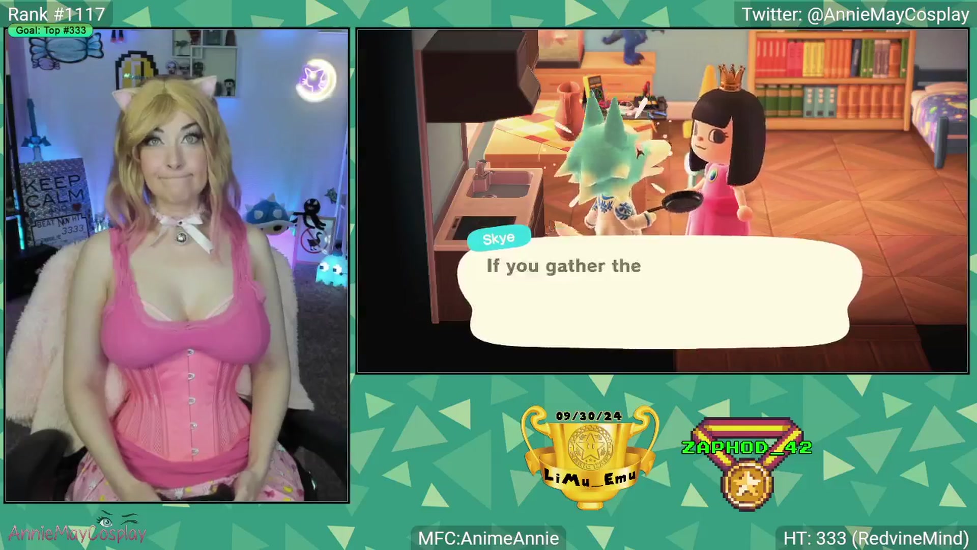 Gallery image thumbnail from AnimeAnnie's myfreecams stream on, 11/17/2024, 02:17 image 9 of 20