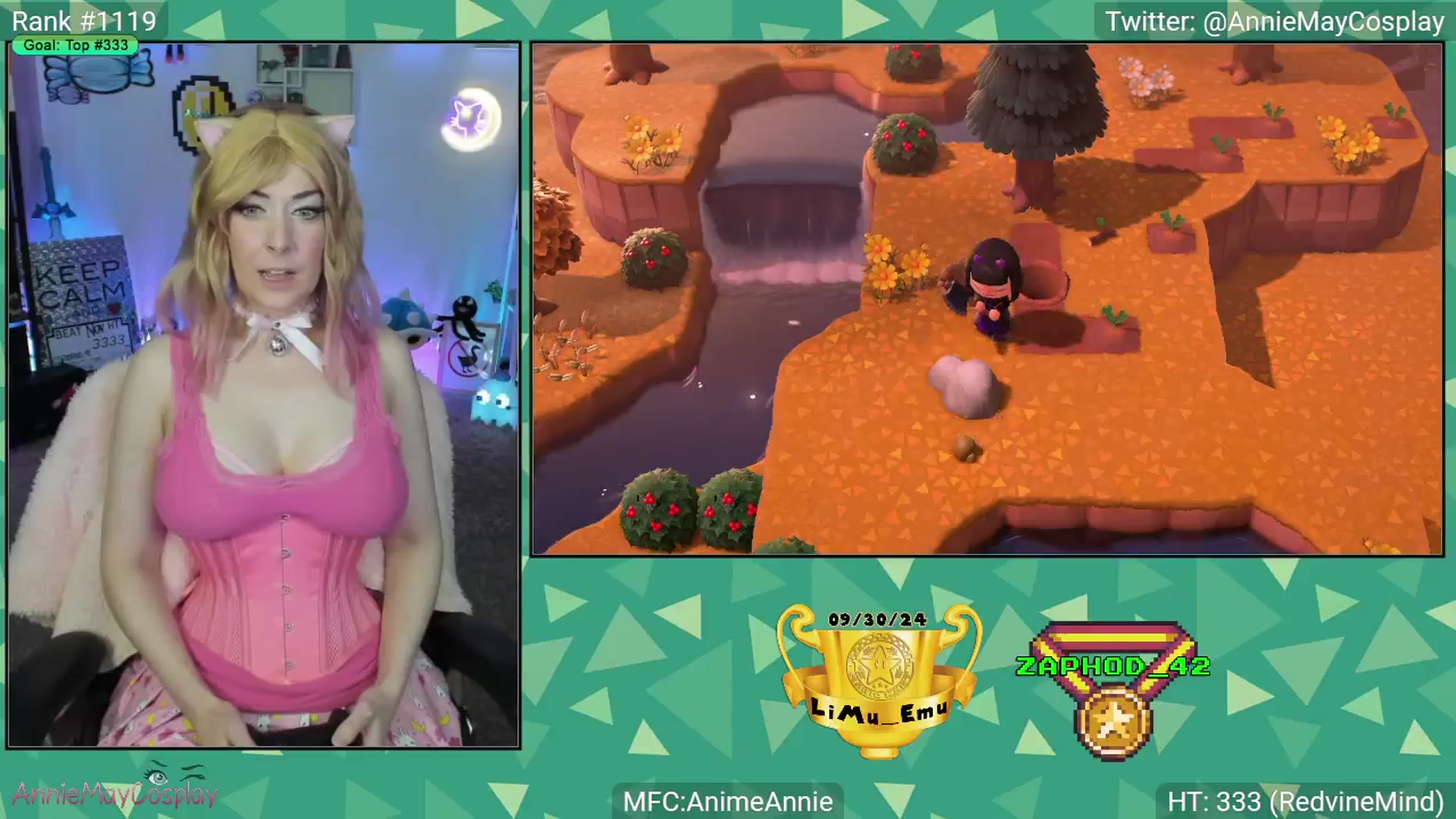 Gallery image thumbnail from AnimeAnnie's myfreecams stream on, 11/17/2024, 02:17 image 13 of 20