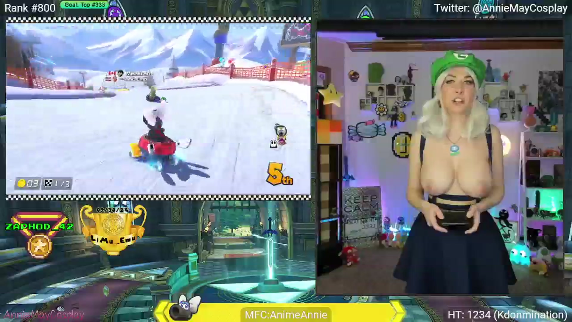 Gallery image thumbnail from AnimeAnnie's myfreecams stream on, 11/19/2024, 04:23 image 14 of 20