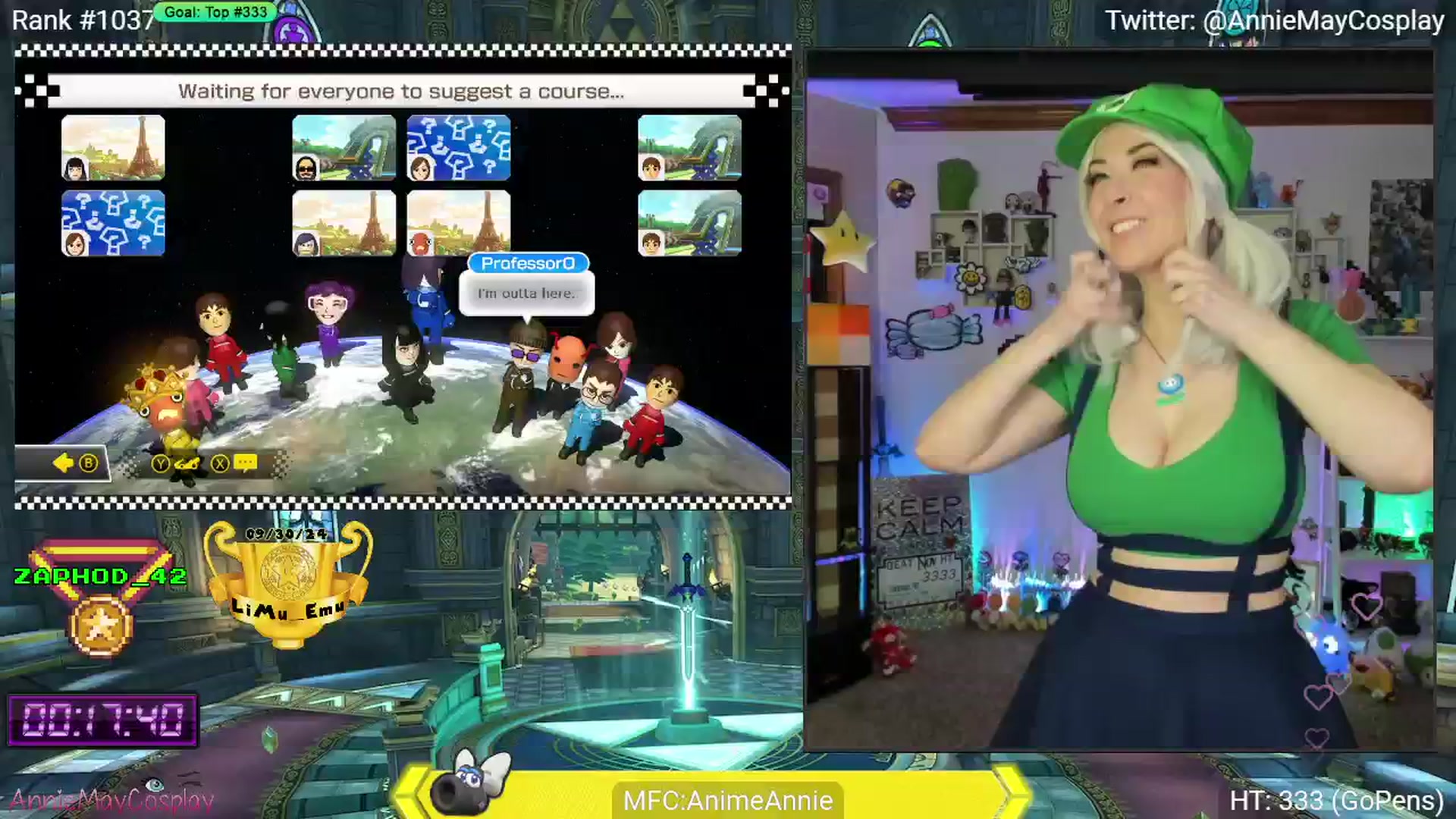 Gallery image thumbnail from AnimeAnnie's myfreecams stream on, 11/19/2024, 04:23 image 4 of 20