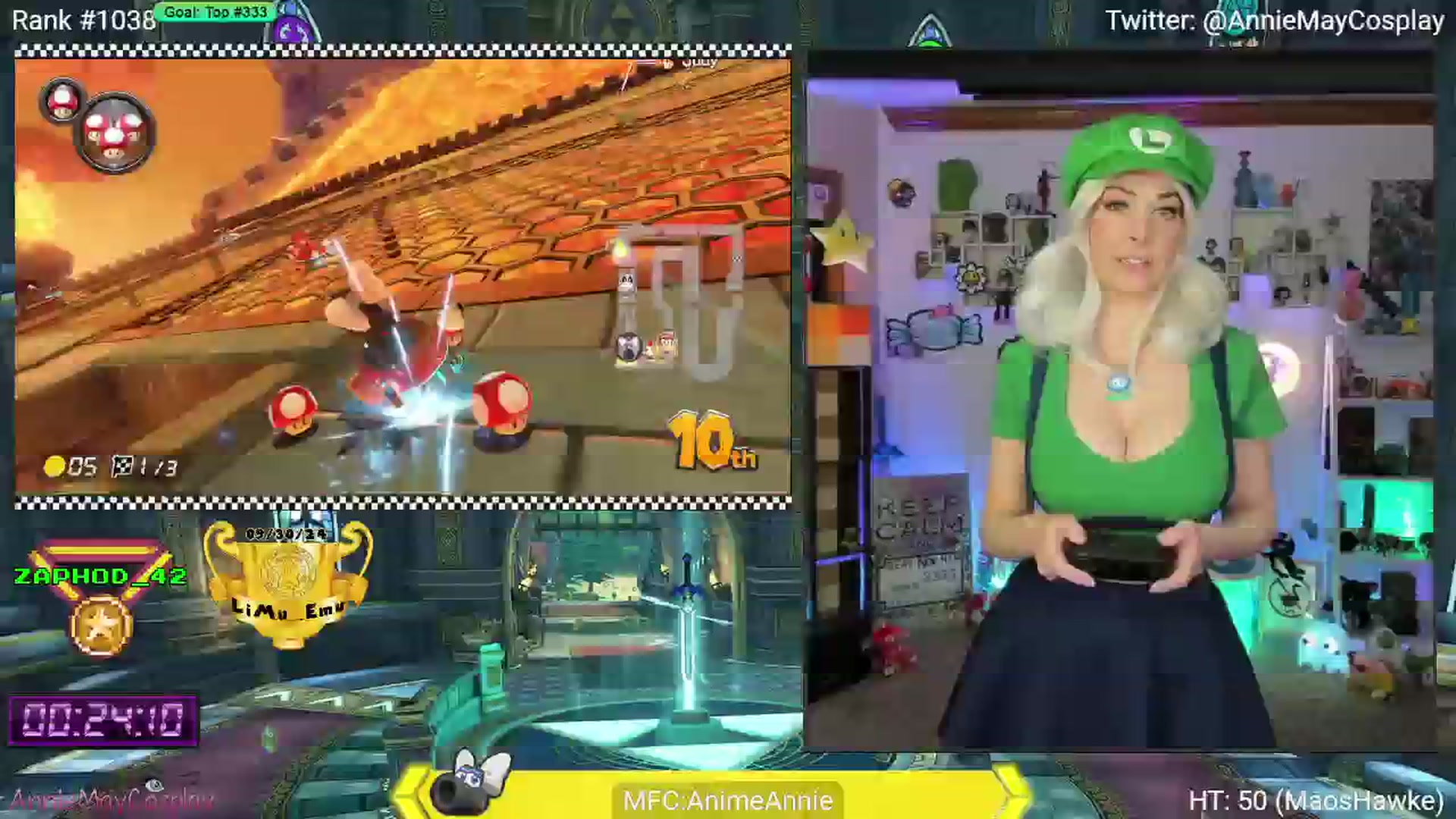 Gallery image thumbnail from AnimeAnnie's myfreecams stream on, 11/19/2024, 04:23 image 3 of 20