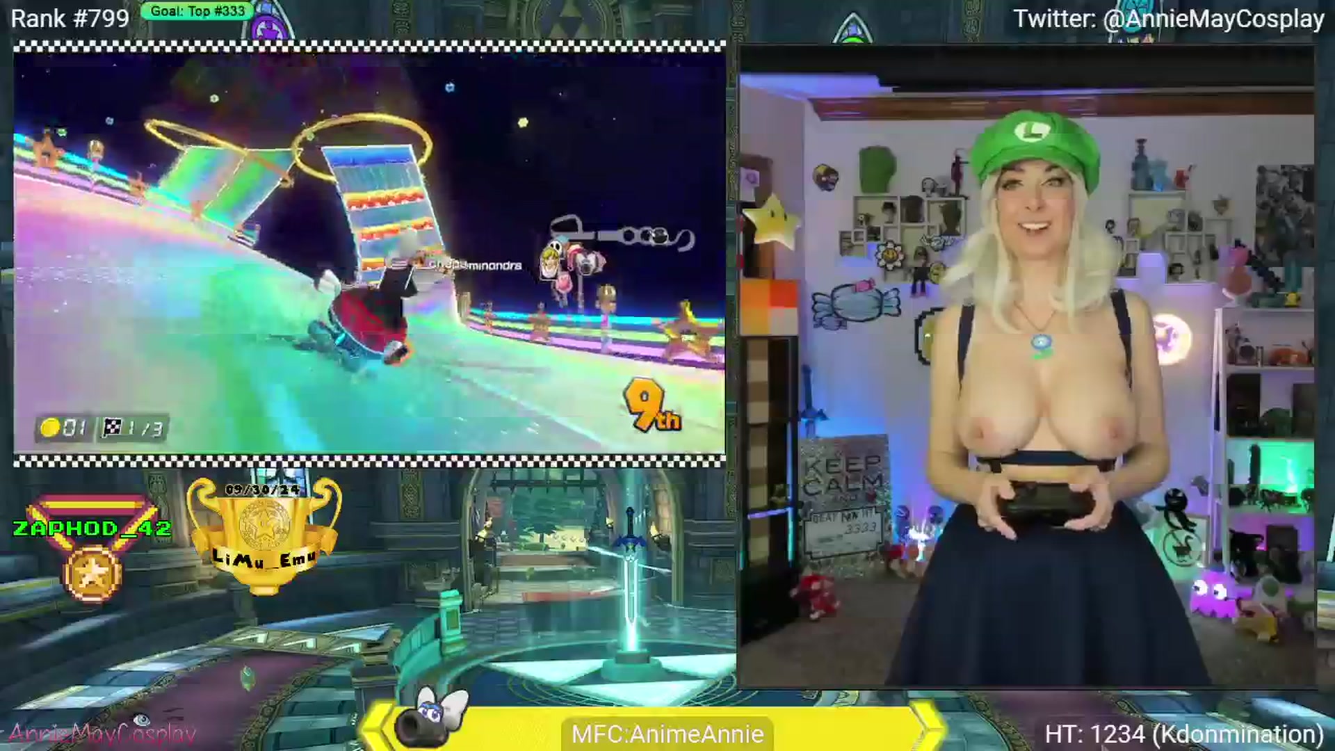 Gallery image thumbnail from AnimeAnnie's myfreecams stream on, 11/19/2024, 04:23 image 17 of 20