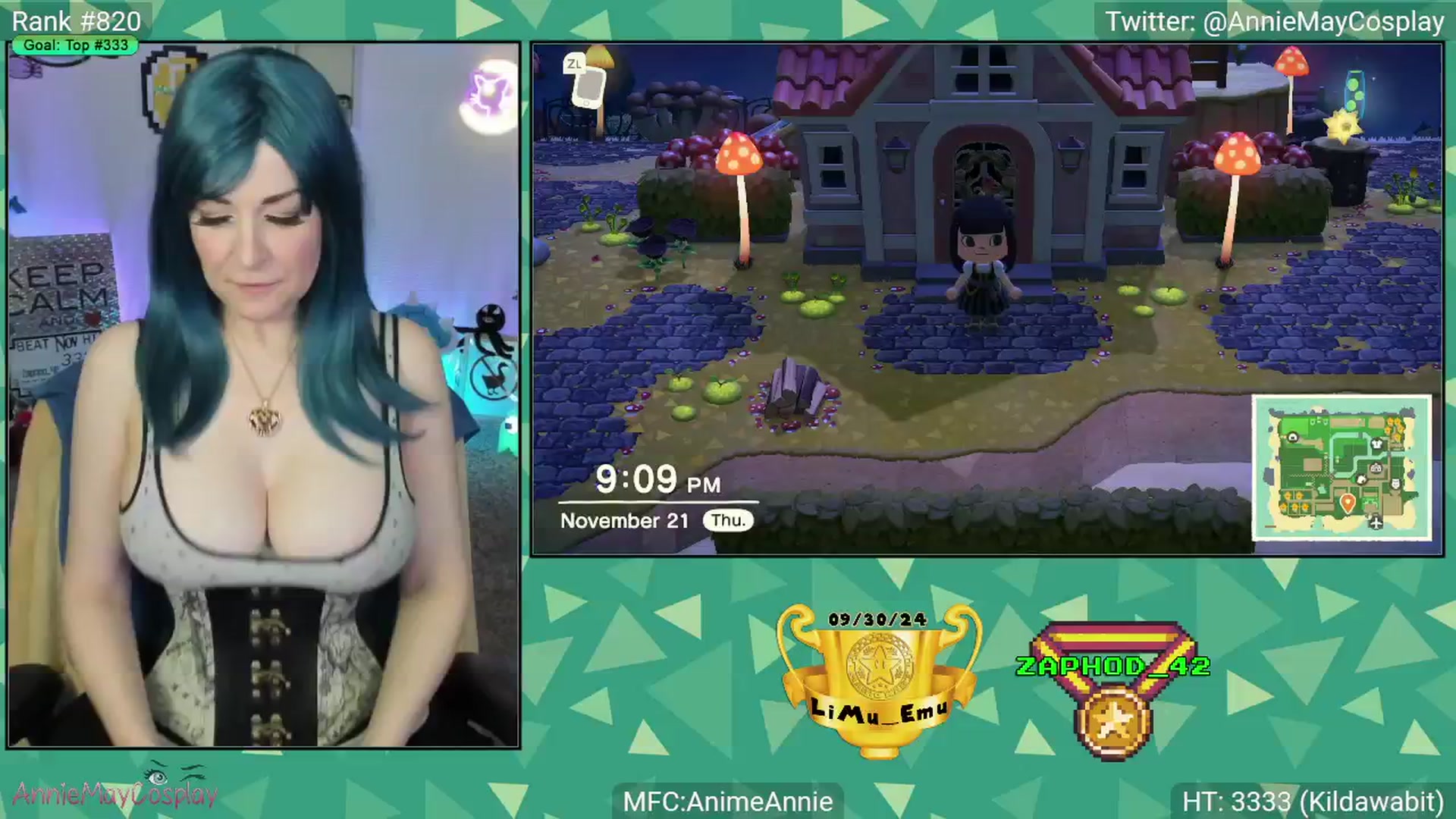 Gallery image thumbnail from AnimeAnnie's myfreecams stream on, 11/22/2024, 04:30 image 4 of 20