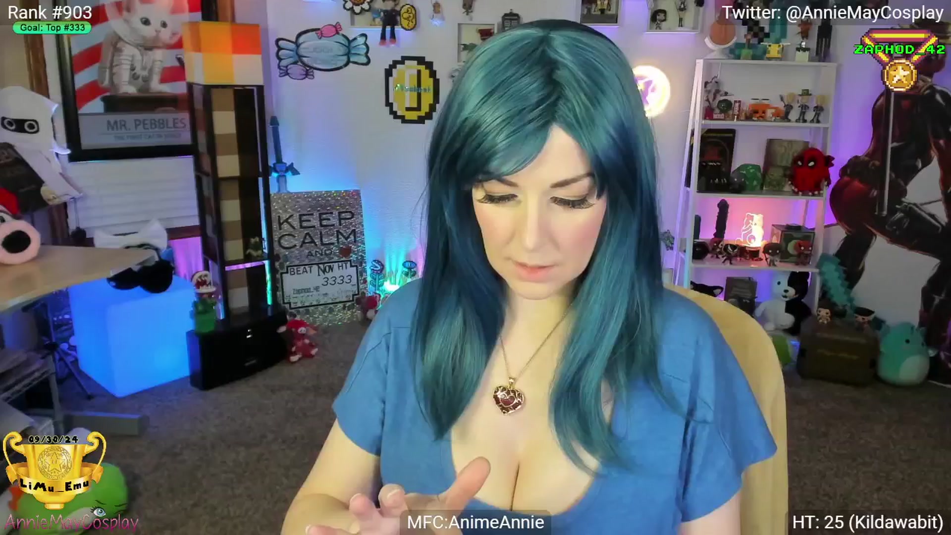 Gallery image thumbnail from AnimeAnnie's myfreecams stream on, 11/22/2024, 04:30 image 2 of 20