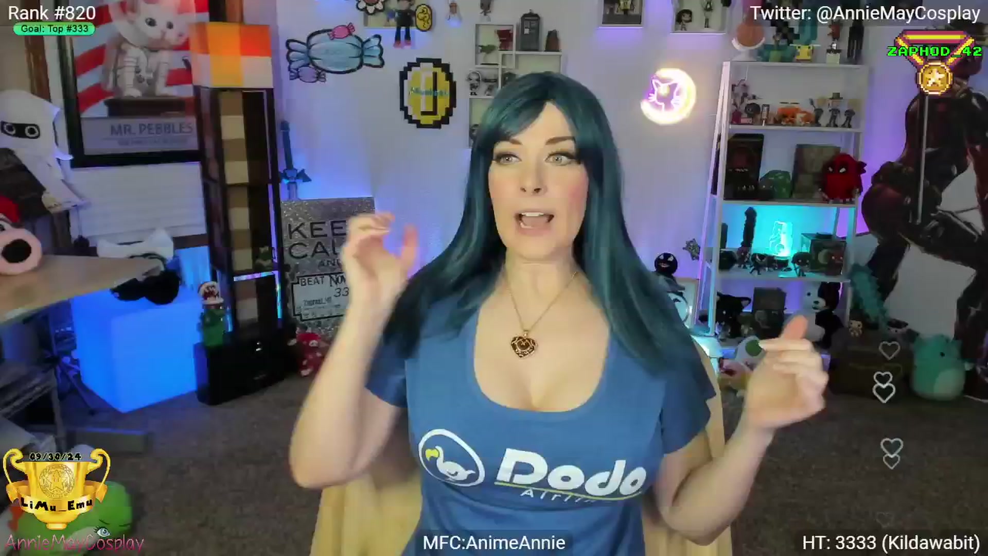 Gallery image thumbnail from AnimeAnnie's myfreecams stream on, 11/22/2024, 04:30 image 3 of 20
