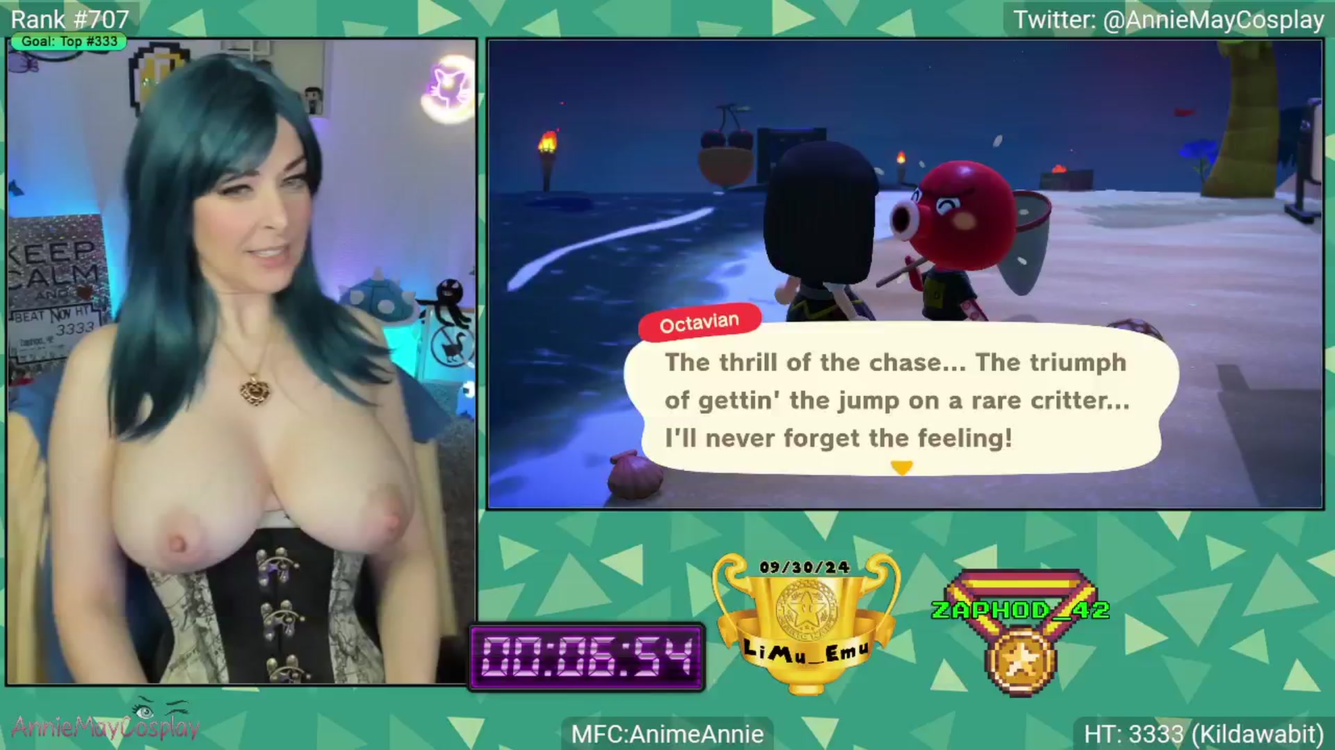 Gallery image thumbnail from AnimeAnnie's myfreecams stream on, 11/22/2024, 04:30 image 15 of 20