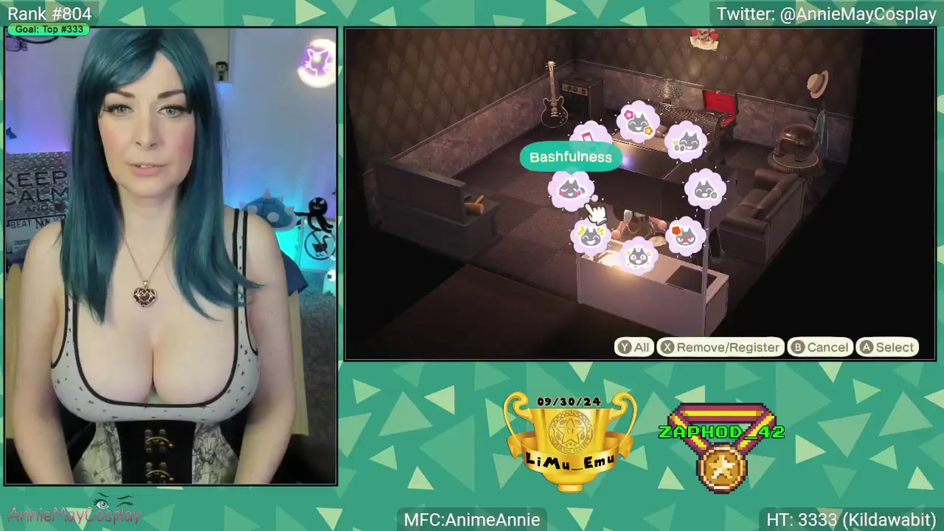 Gallery image thumbnail from AnimeAnnie's myfreecams stream on, 11/22/2024, 04:30 image 5 of 20