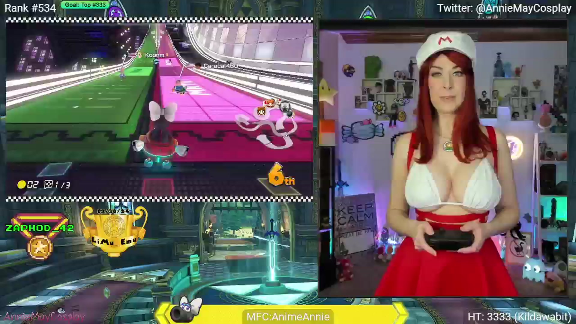 Gallery image thumbnail from AnimeAnnie's myfreecams stream on, 12/03/2024, 04:26 image 7 of 20