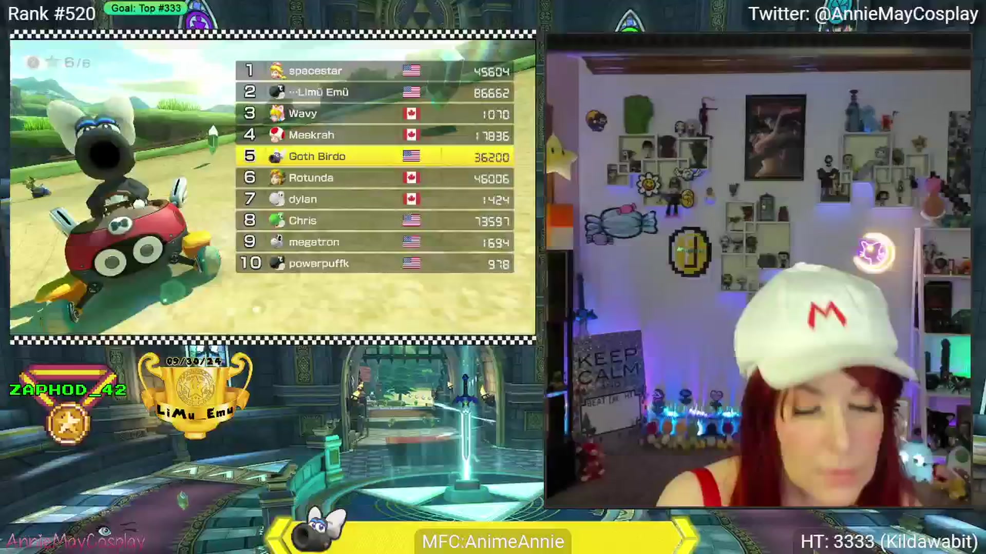 Gallery image thumbnail from AnimeAnnie's myfreecams stream on, 12/03/2024, 04:26 image 11 of 20