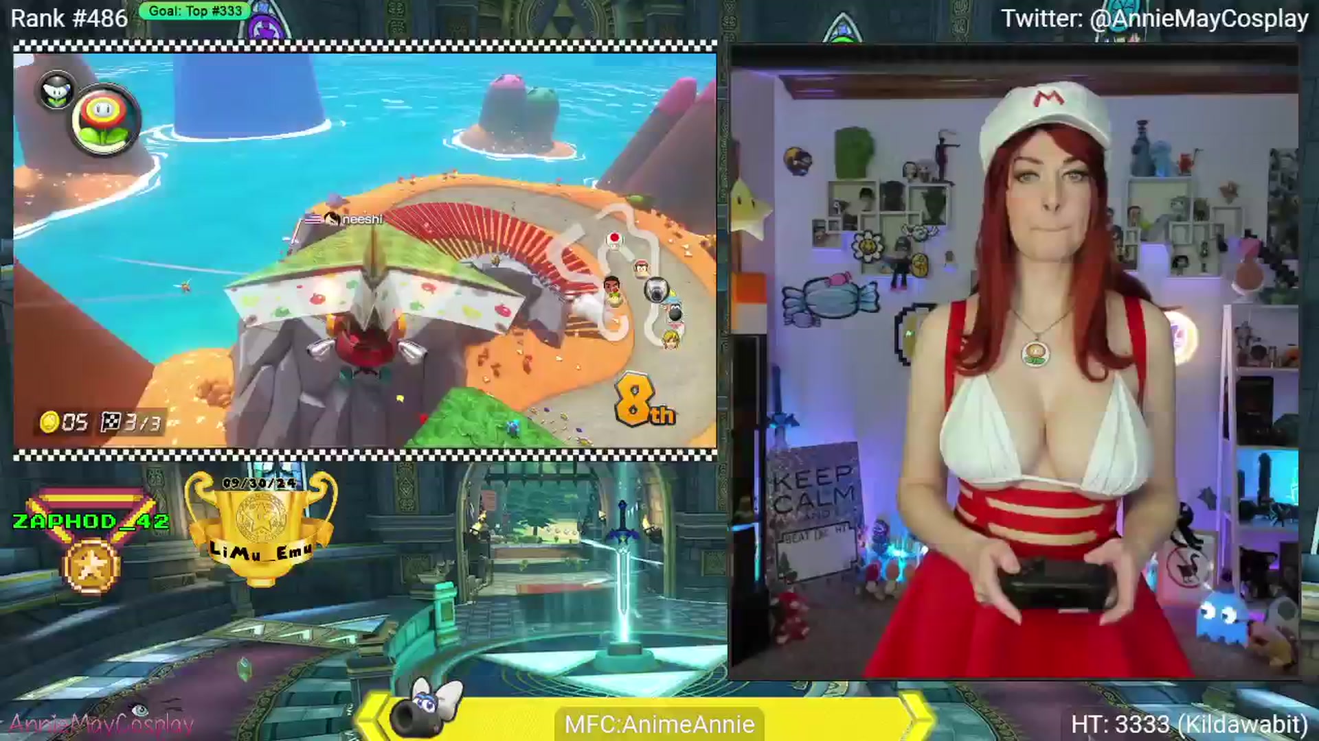 Gallery image thumbnail from AnimeAnnie's myfreecams stream on, 12/03/2024, 04:26 image 18 of 20