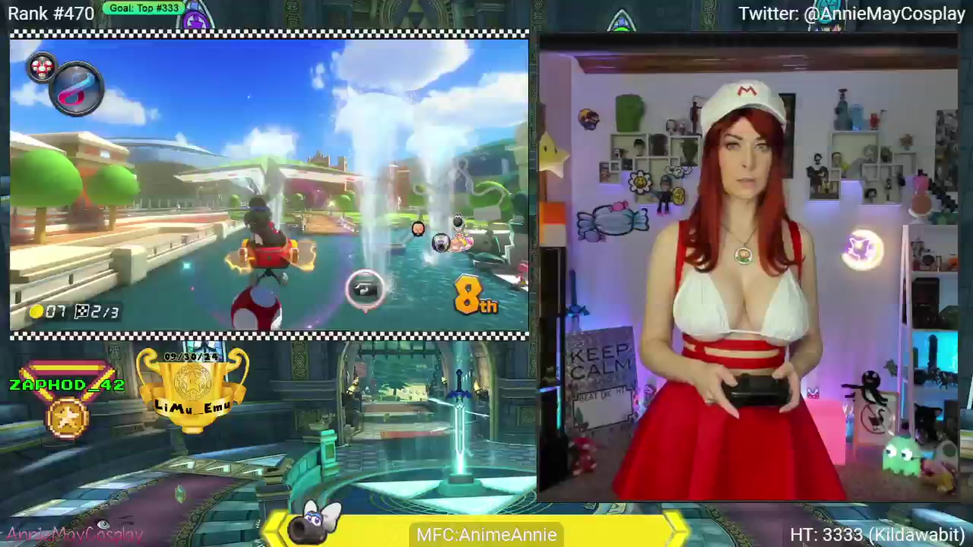 Gallery image thumbnail from AnimeAnnie's myfreecams stream on, 12/03/2024, 04:26 image 20 of 20