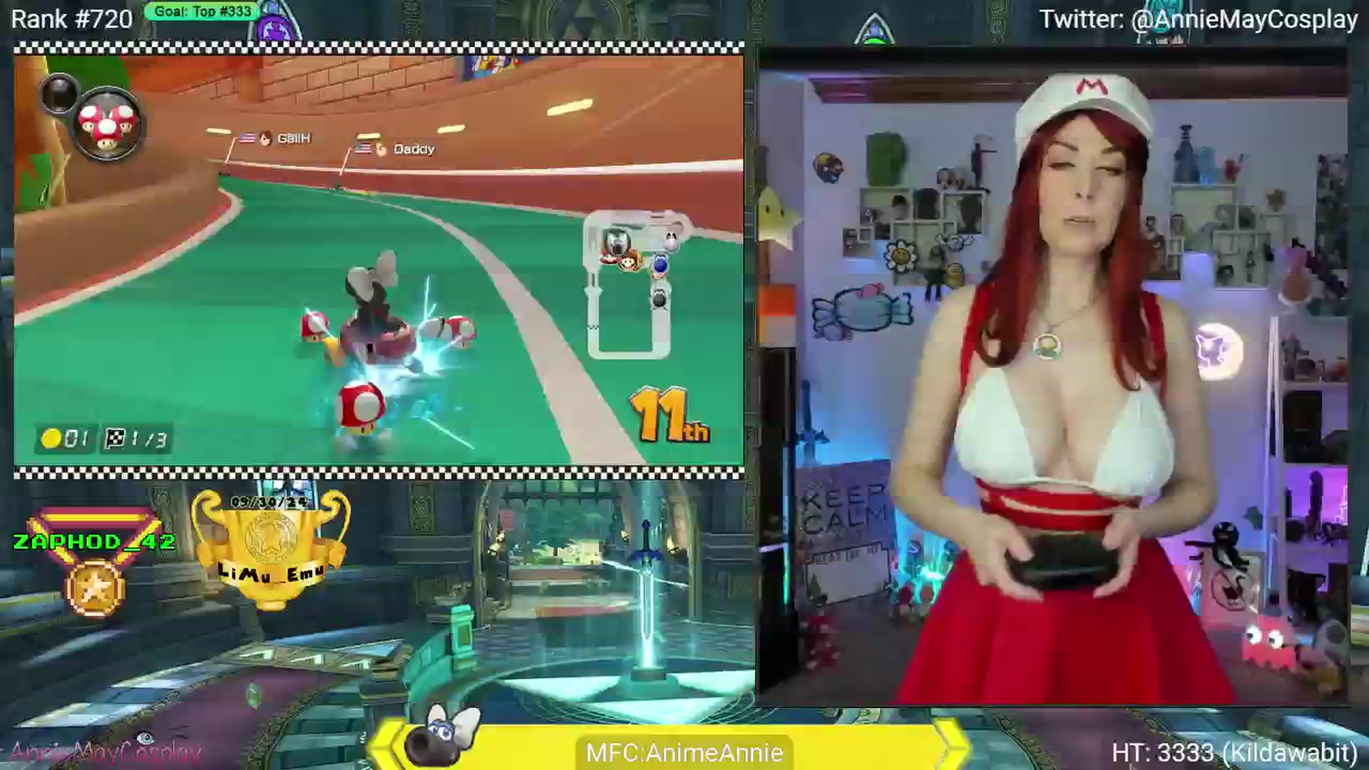 Gallery image thumbnail from AnimeAnnie's myfreecams stream on, 12/03/2024, 04:26 image 4 of 20