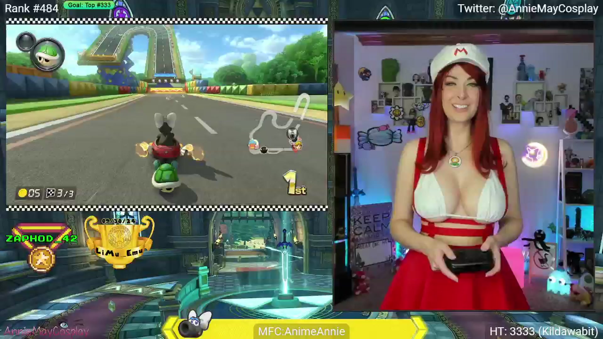 Gallery image thumbnail from AnimeAnnie's myfreecams stream on, 12/03/2024, 04:26 image 17 of 20