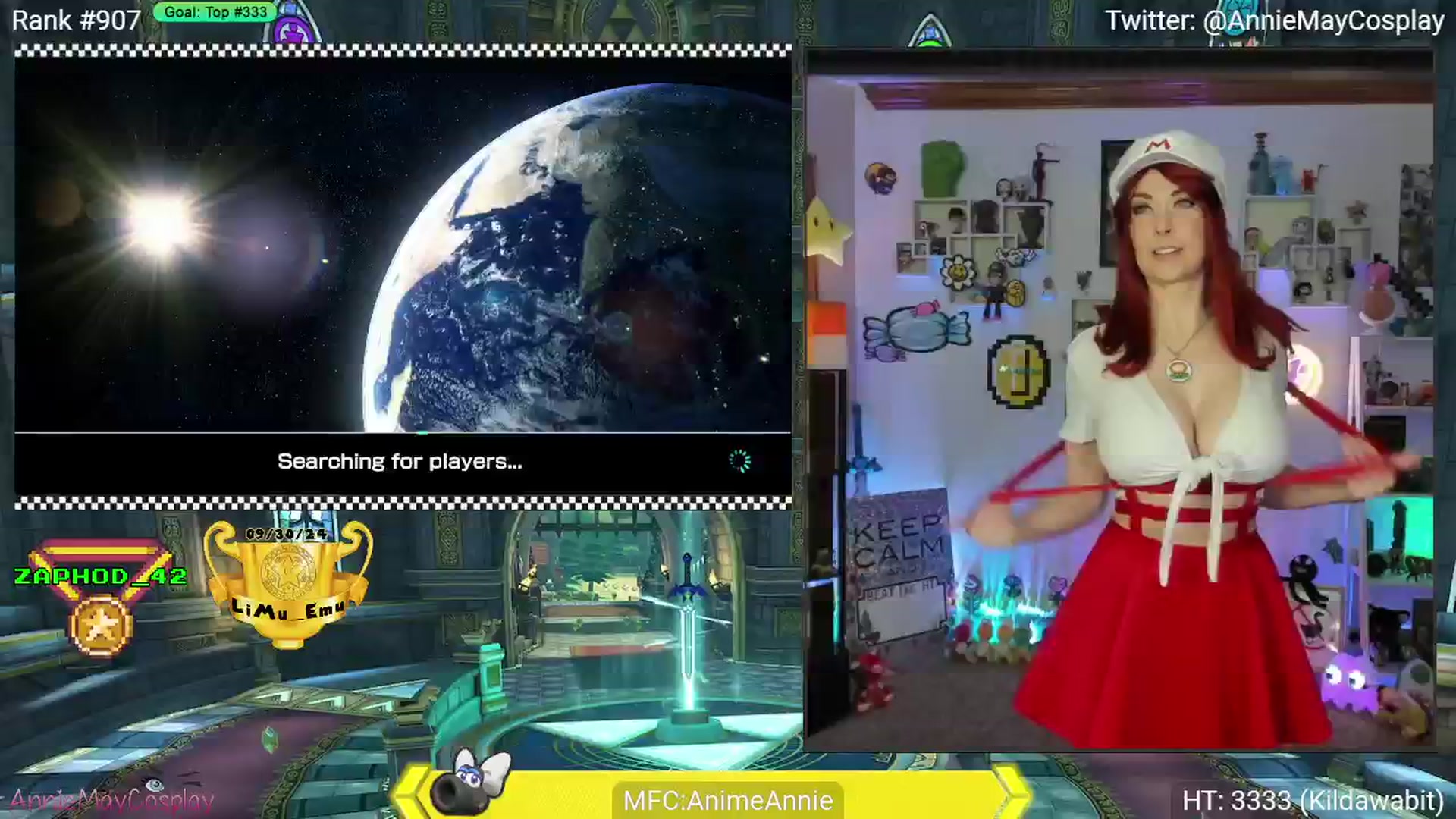 Gallery image thumbnail from AnimeAnnie's myfreecams stream on, 12/03/2024, 04:26 image 3 of 20