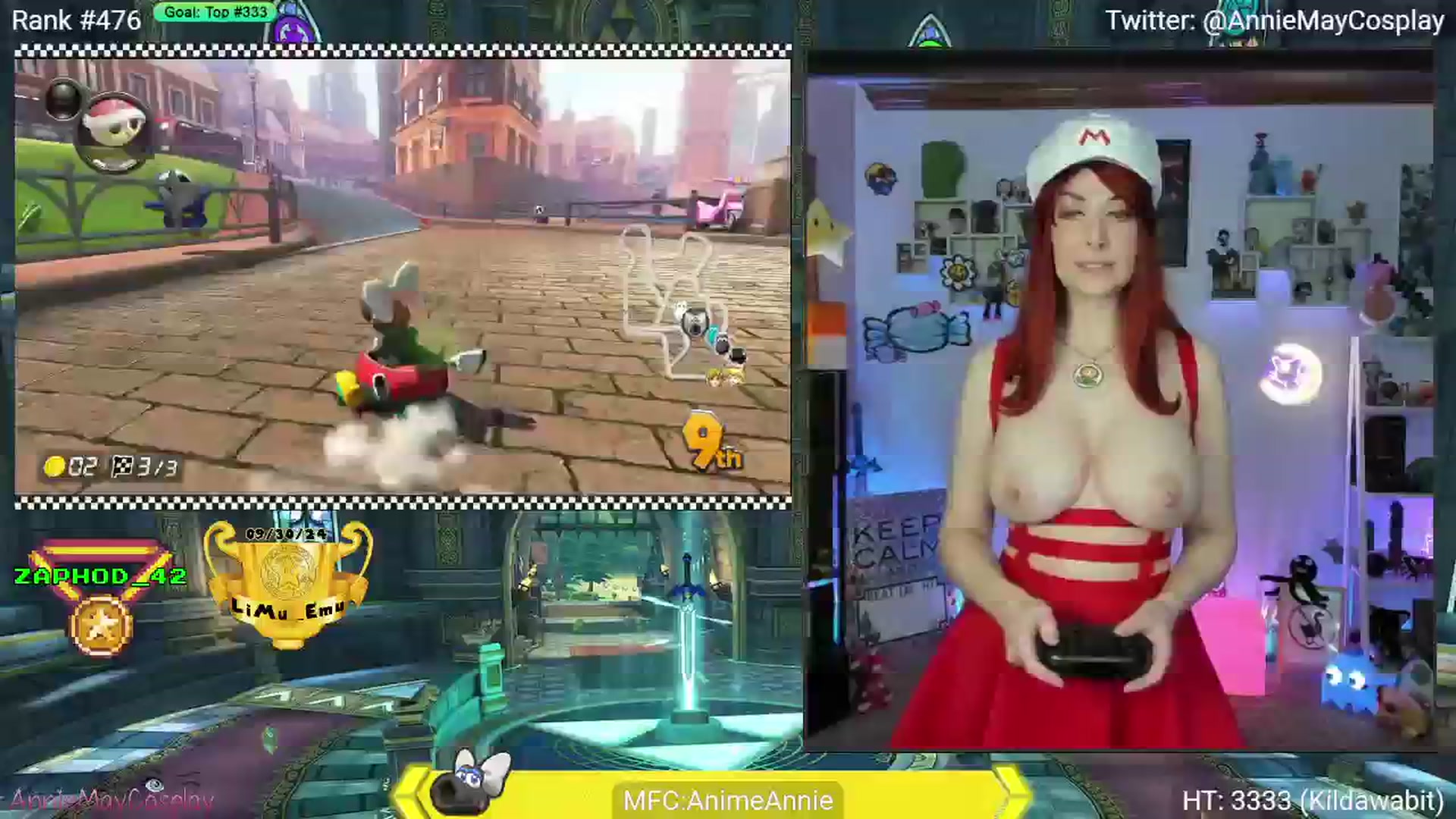 Gallery image thumbnail from AnimeAnnie's myfreecams stream on, 12/03/2024, 04:26 image 12 of 20